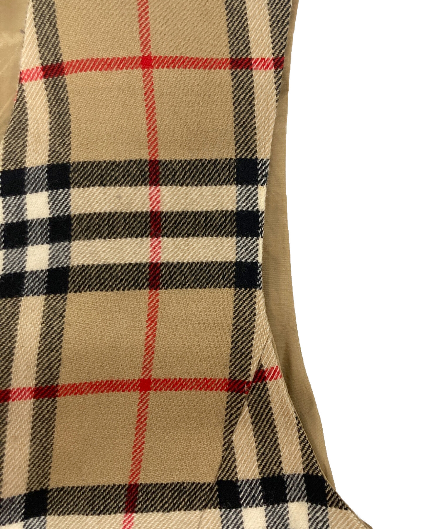 ✨美品✨ Burberrys ノバチェック ウールベスト ブラウン ヴィンテージ 中古・古着通販】Burberry's (バーバリーズ) 金ボタンノバチェック