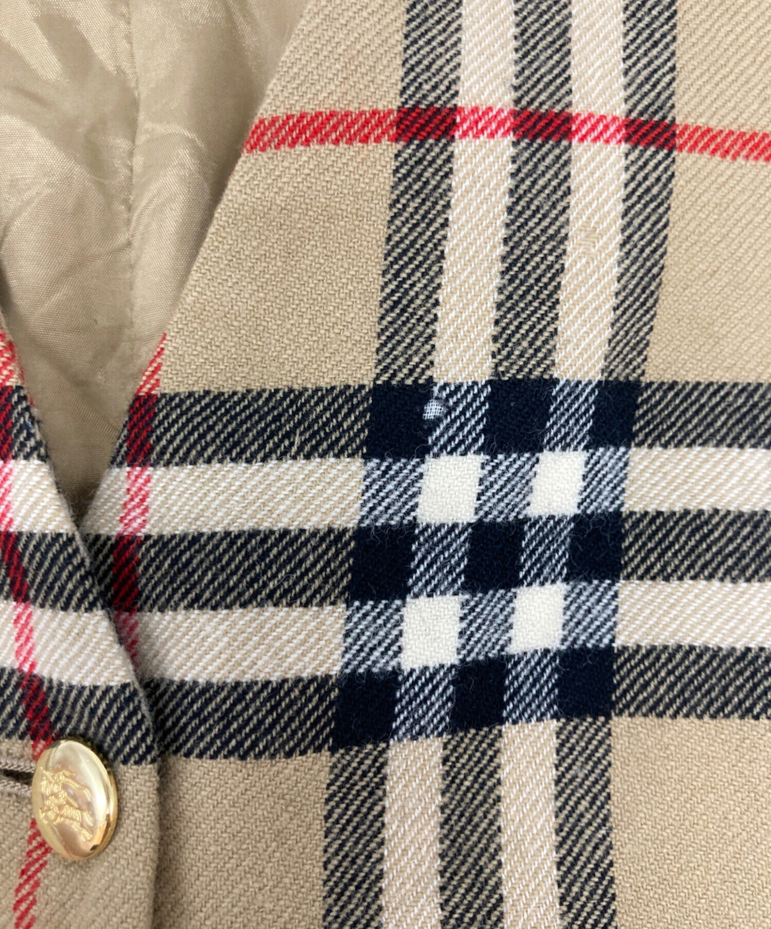 中古・古着通販】Burberry's (バーバリーズ) 金ボタンノバチェック