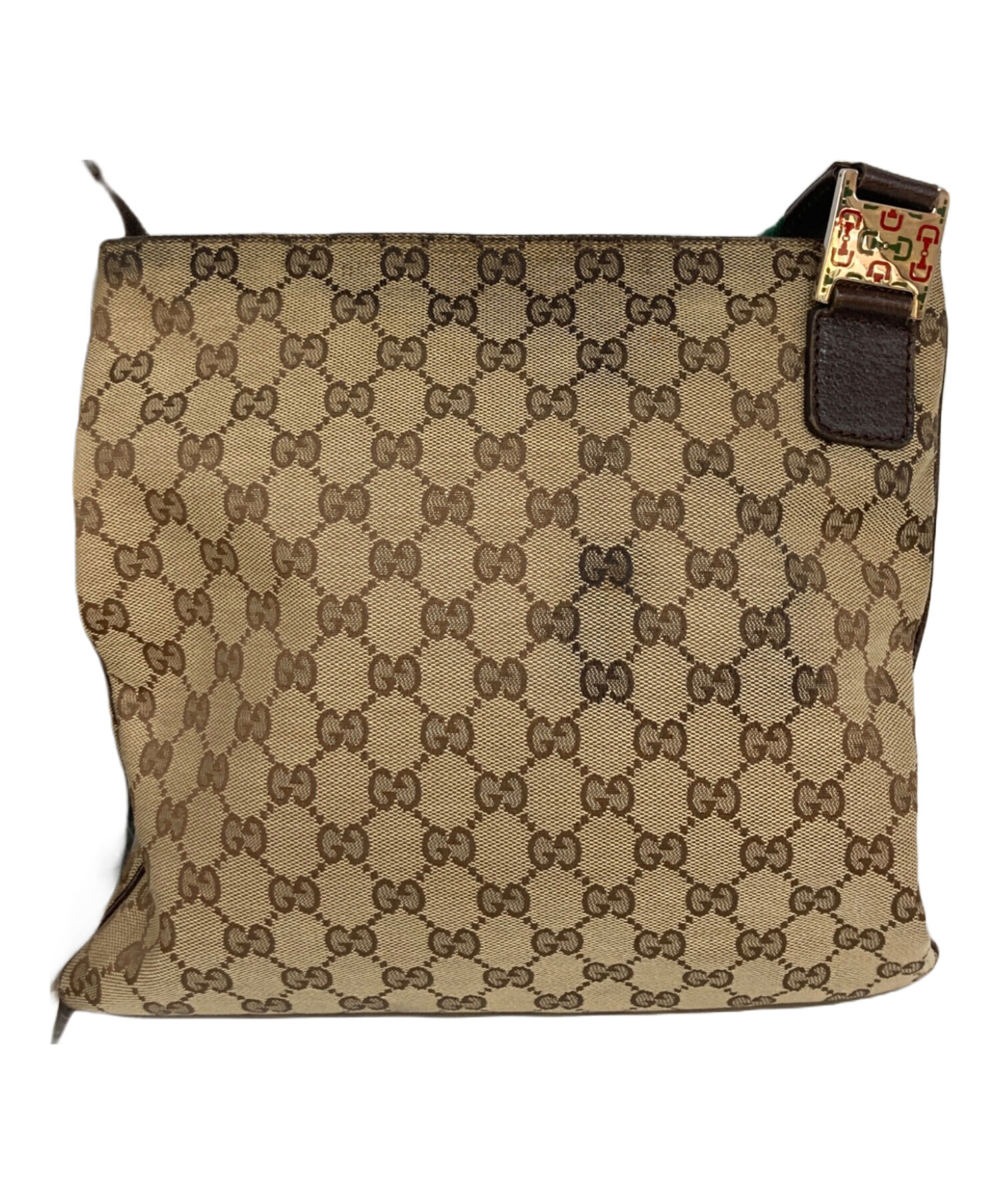 中古・古着通販】GUCCI (グッチ) GGキャンバスショルダーバッグ