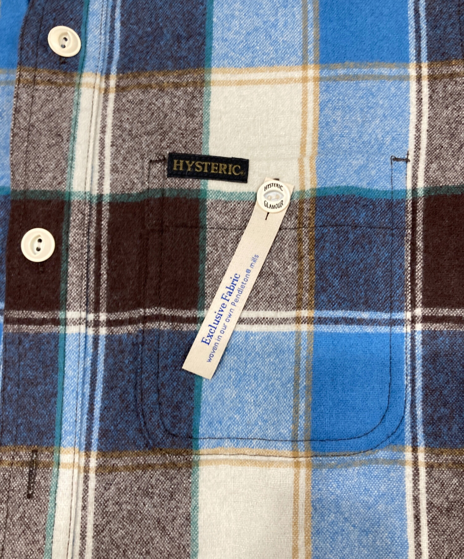 HYSTERIC GLAMOUR × PENDLETON / 長袖シャツ/S/ウール/GRY/0253AH01 中古・古着通販】PENDLETON (ペンドルトン) Hysteric Glamour