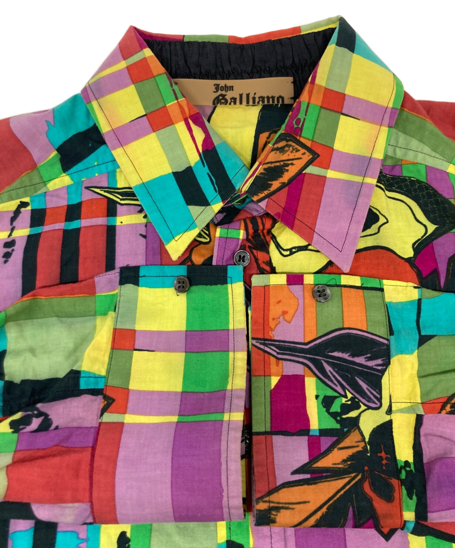 中古・古着通販】JOHN GALLIANO (ジョンガリアーノ) チェックスカル