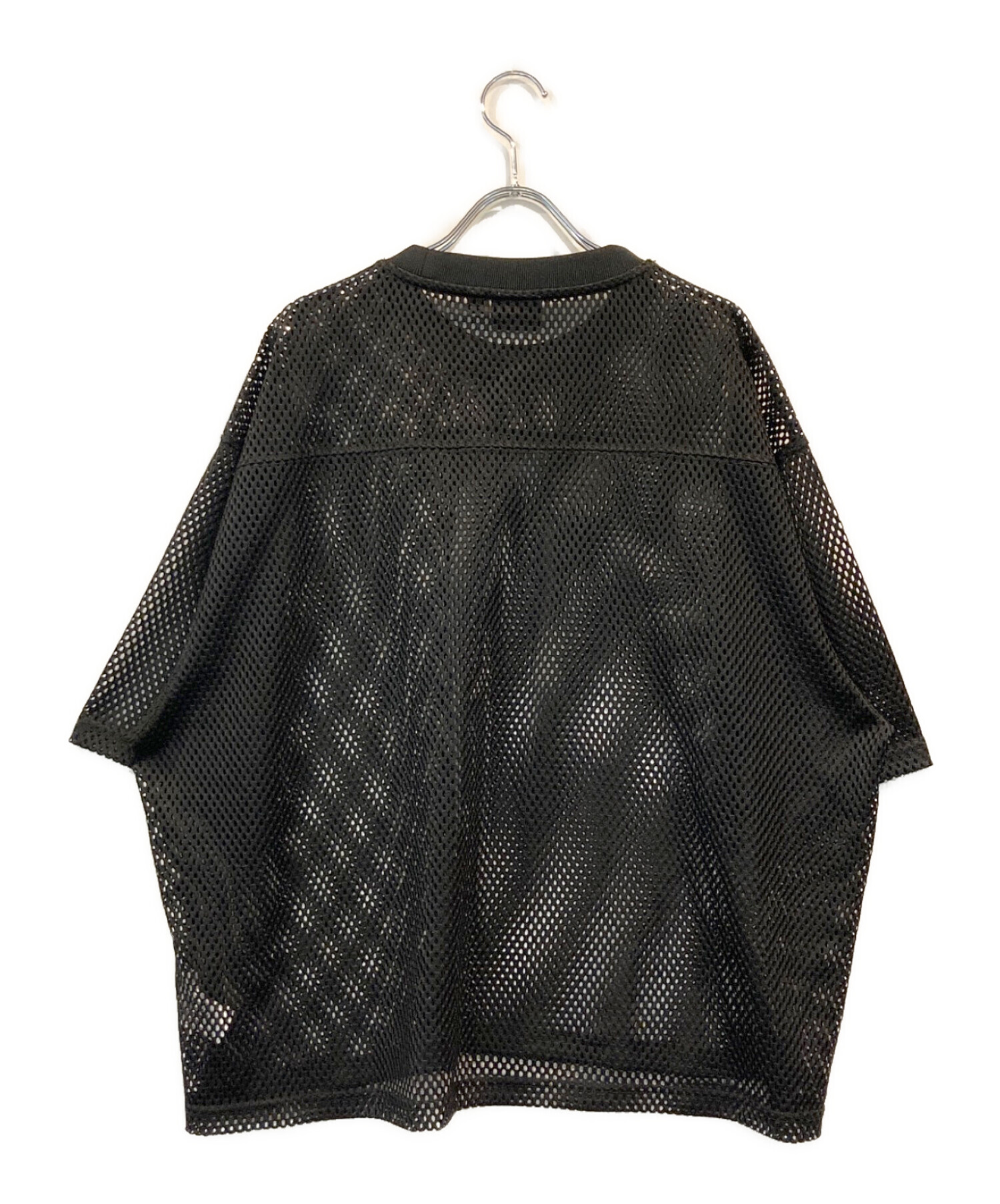 STUSSY メッシュ ゲームシャツ L ブラック ポリエステル 中古・古着通販】stussy (ステューシー) ステューシースポーツチーム