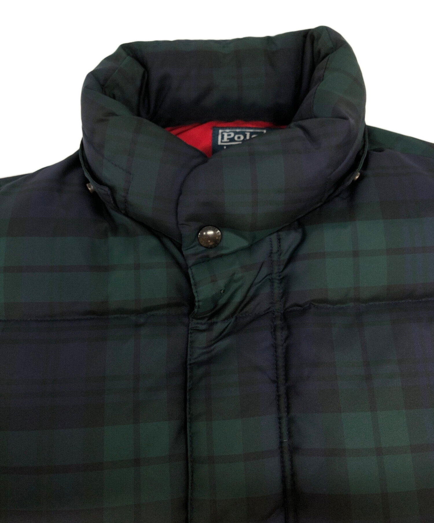 ラルフ【150】ブラックウォッチダウンベスト 中古・古着通販】POLO RALPH LAUREN (ポロ・ラルフローレン