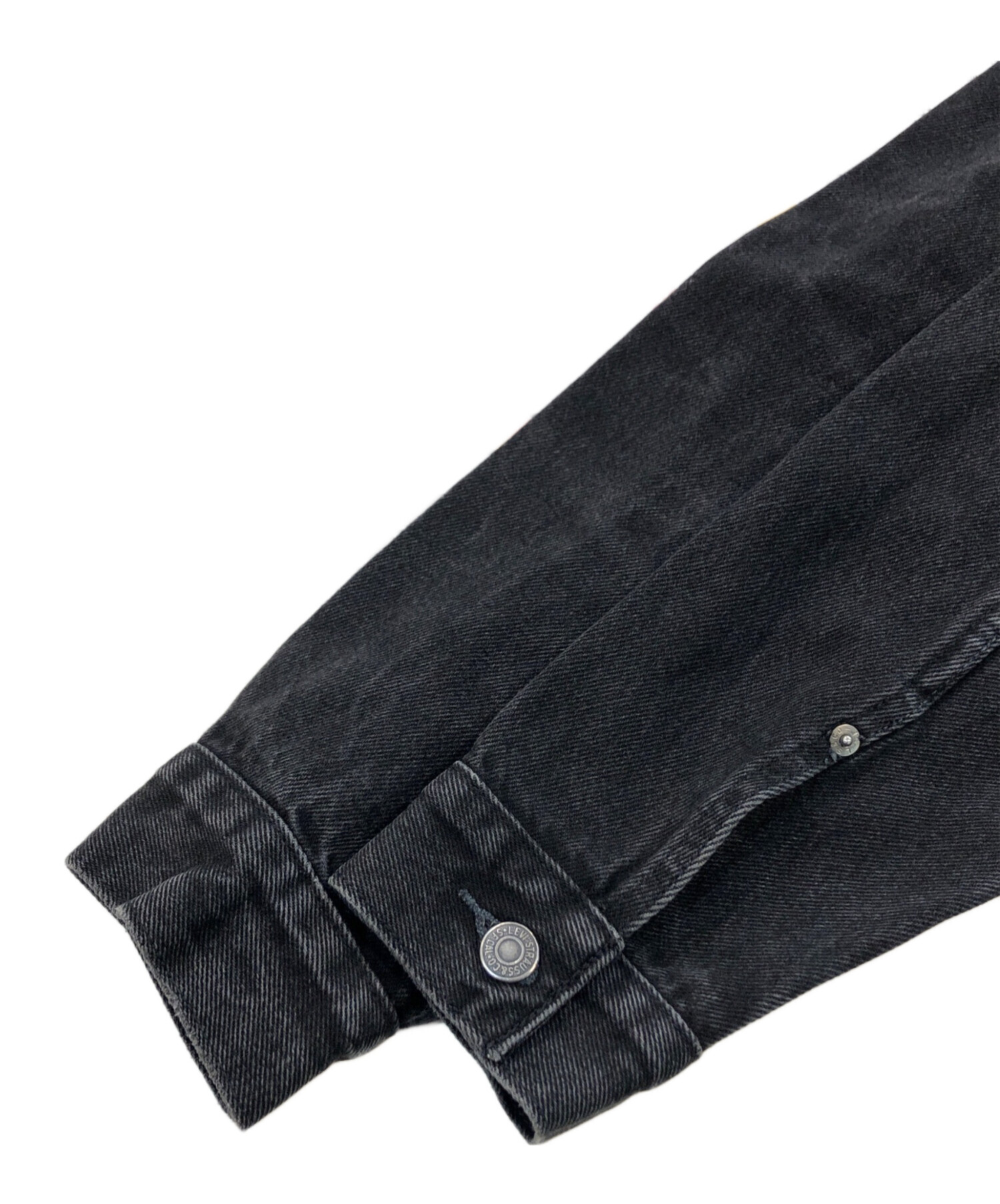 中古・古着通販】LEVI'S (リーバイス) ブラックデニムジャケット