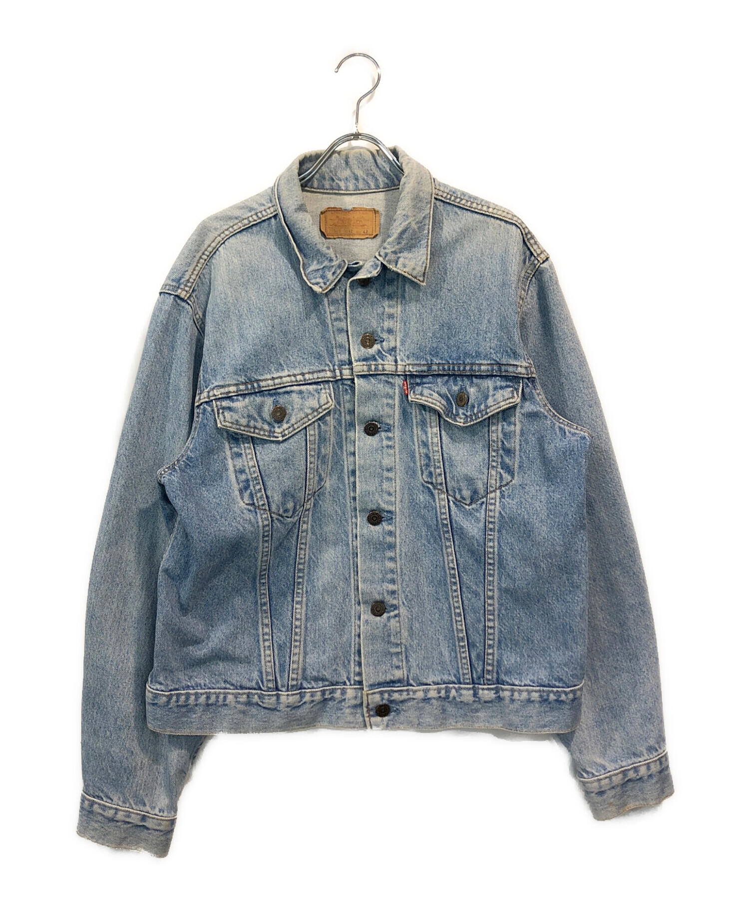 Levi's リーバイス　アメリカ製 インディゴ デニムジャケット 42 中古・古着通販】LEVI'S (リーバイス) デニムジャケット インディゴ
