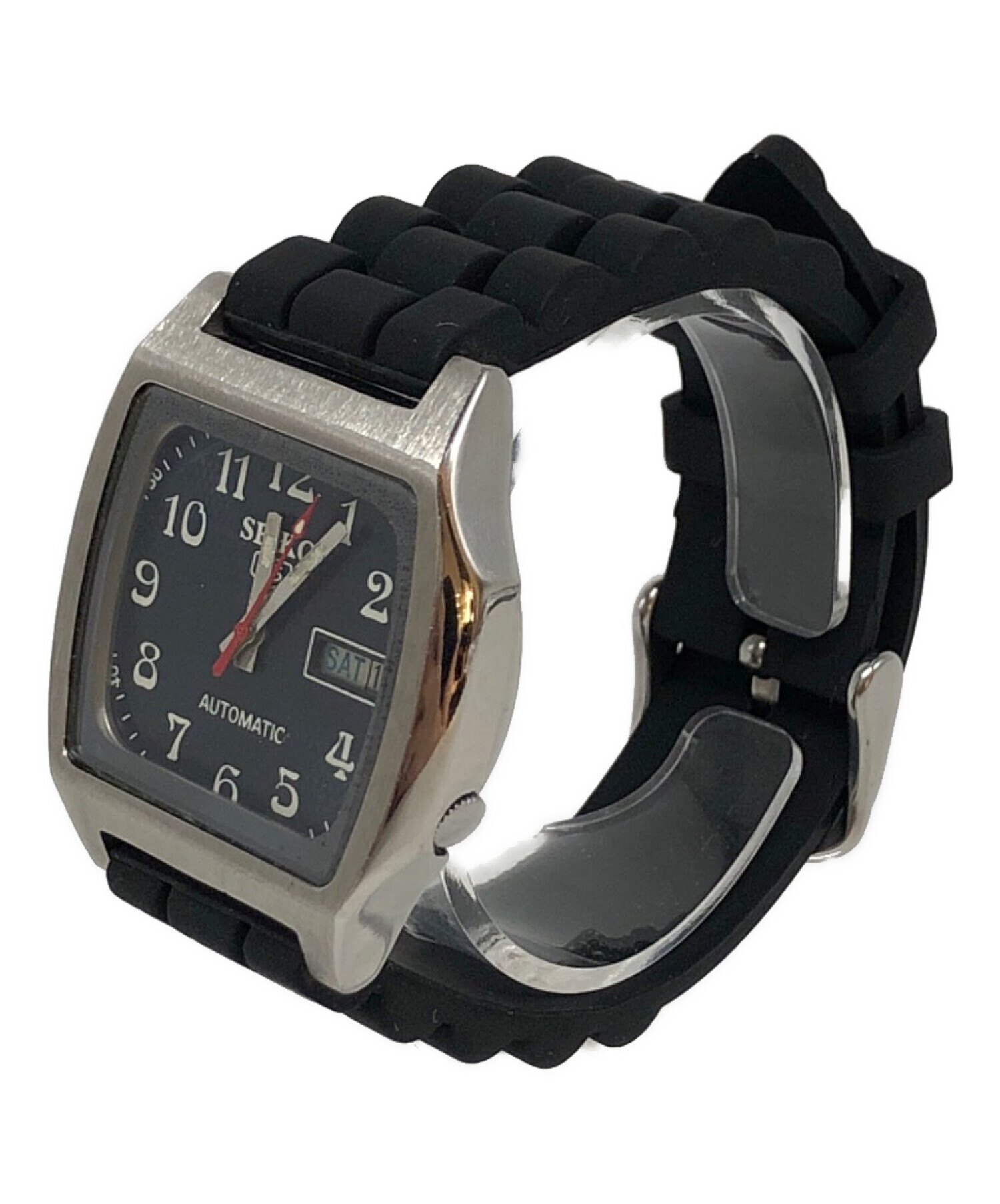中古・古着通販】SEIKO (セイコー) 自動巻き腕時計 ブラック｜ブランド 