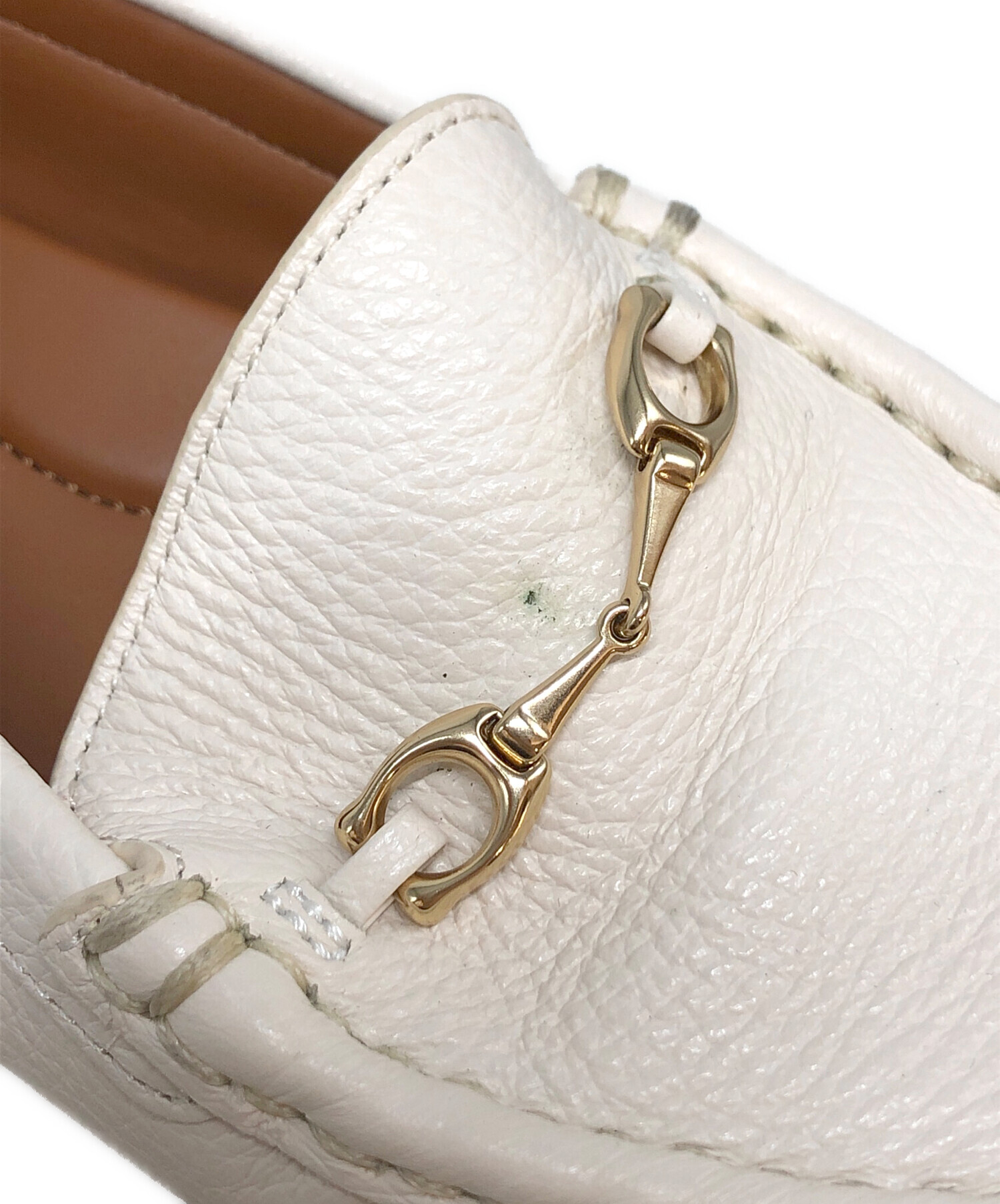 中古・古着通販】COACH (コーチ) ビットローファー アイボリー サイズ 