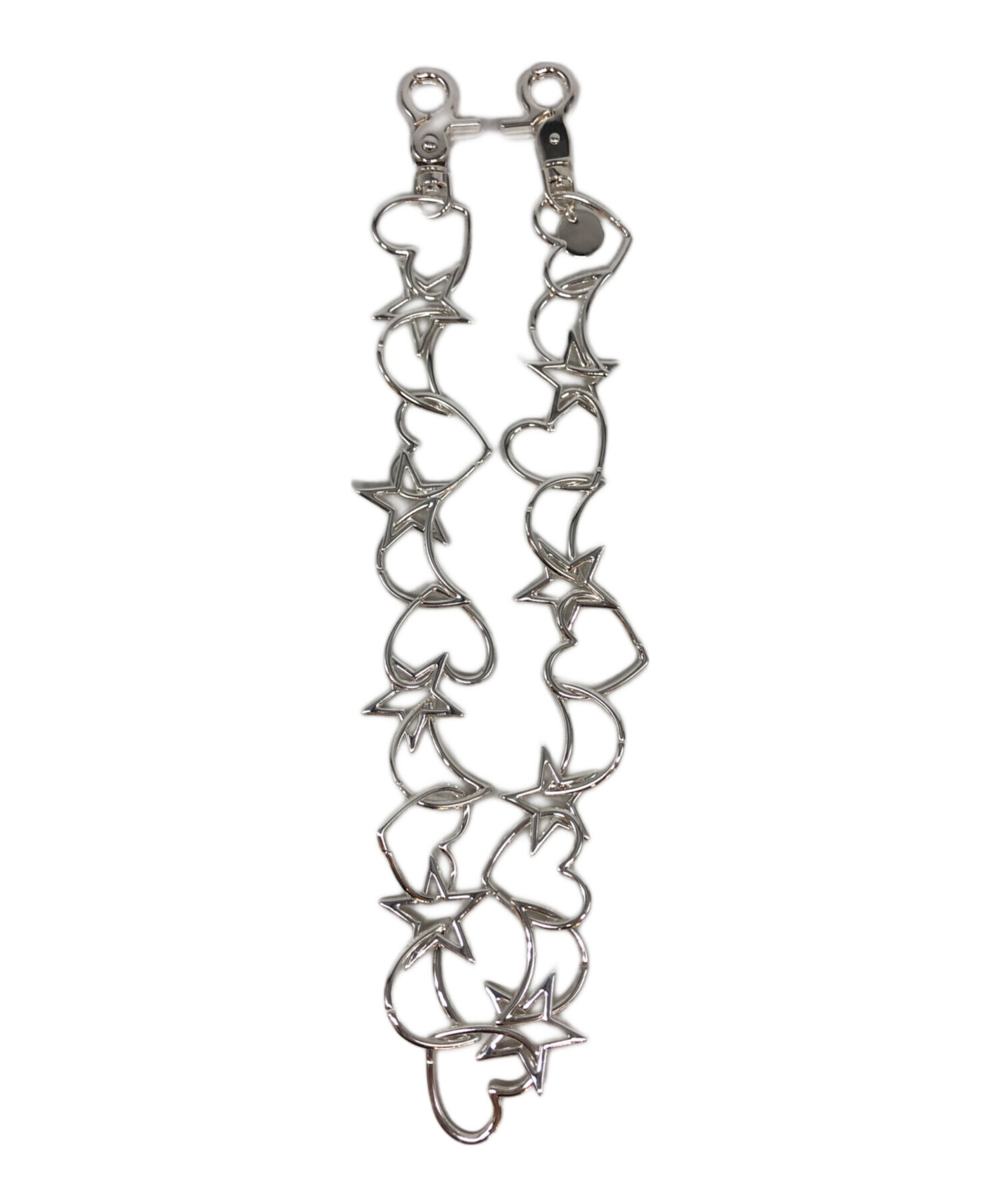 中古・古着通販】Jieda (ジエダ) 2WAY STAR MOON HEART CHAIN シルバー
