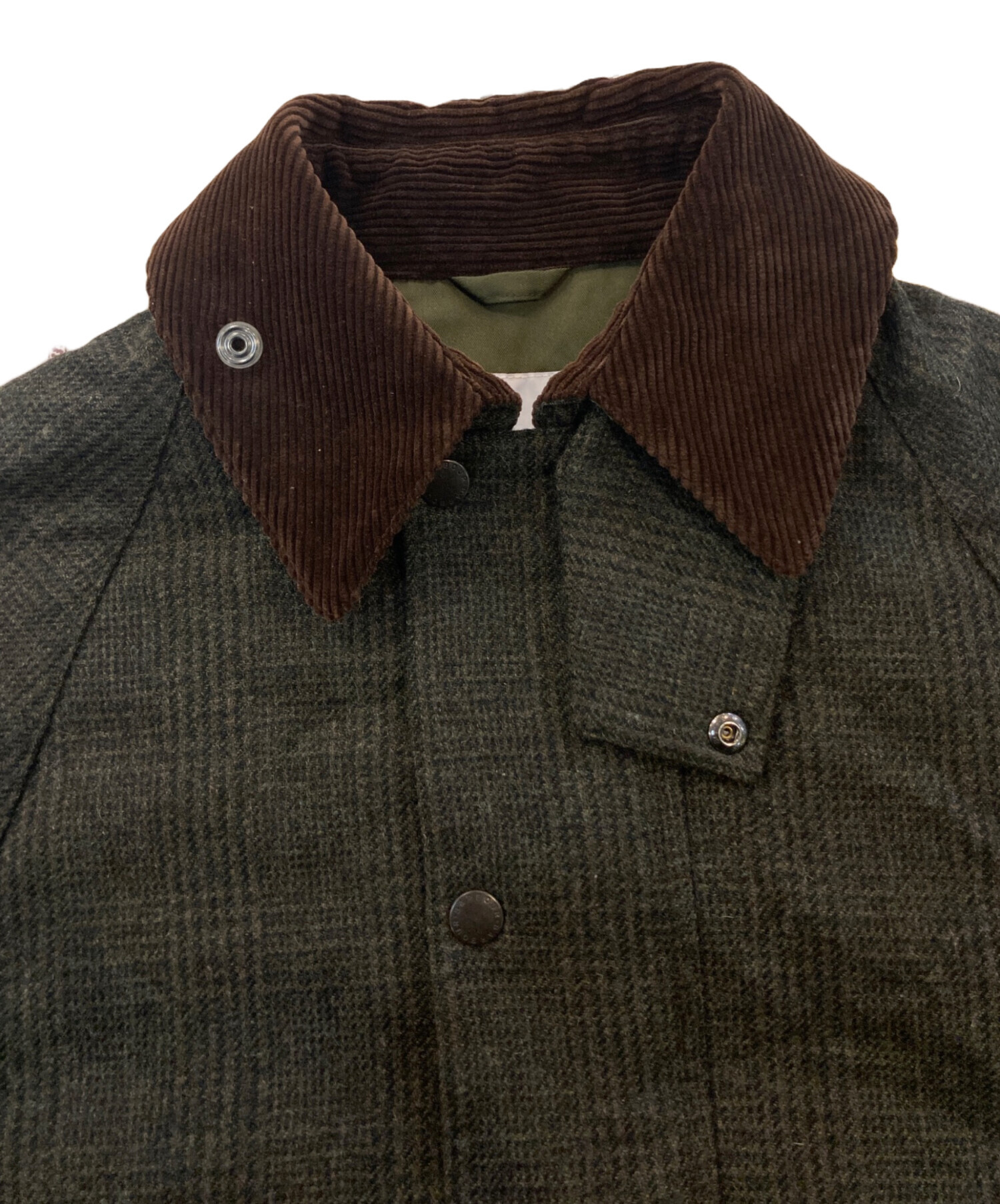 中古・古着通販】Barbour (バブアー) ウールツイードオーバーサイズ 