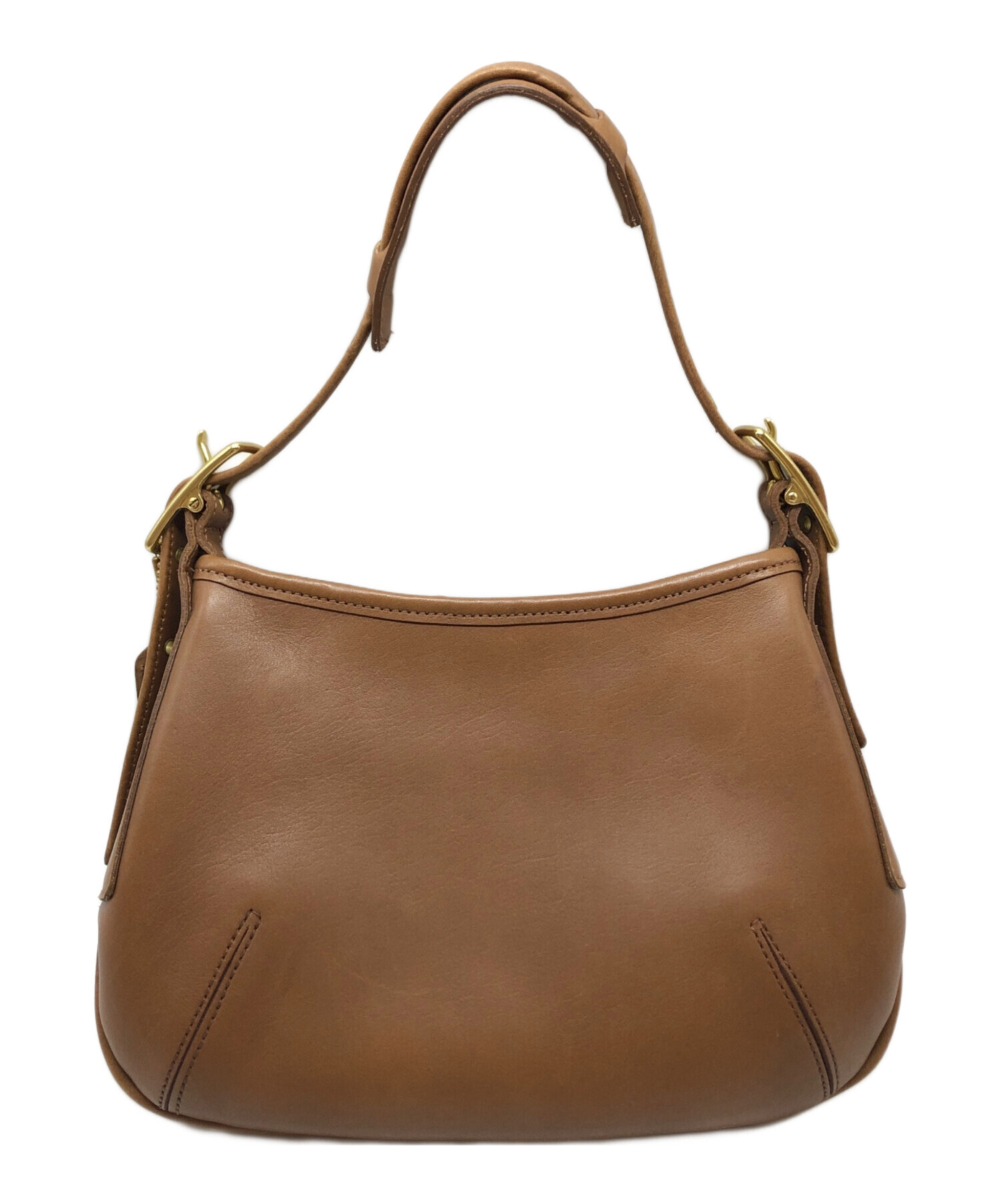 COACH サドルバッグ ブラウン 2way 中古・古着通販】COACH (コーチ) オールドサドルバッグ ブラウン