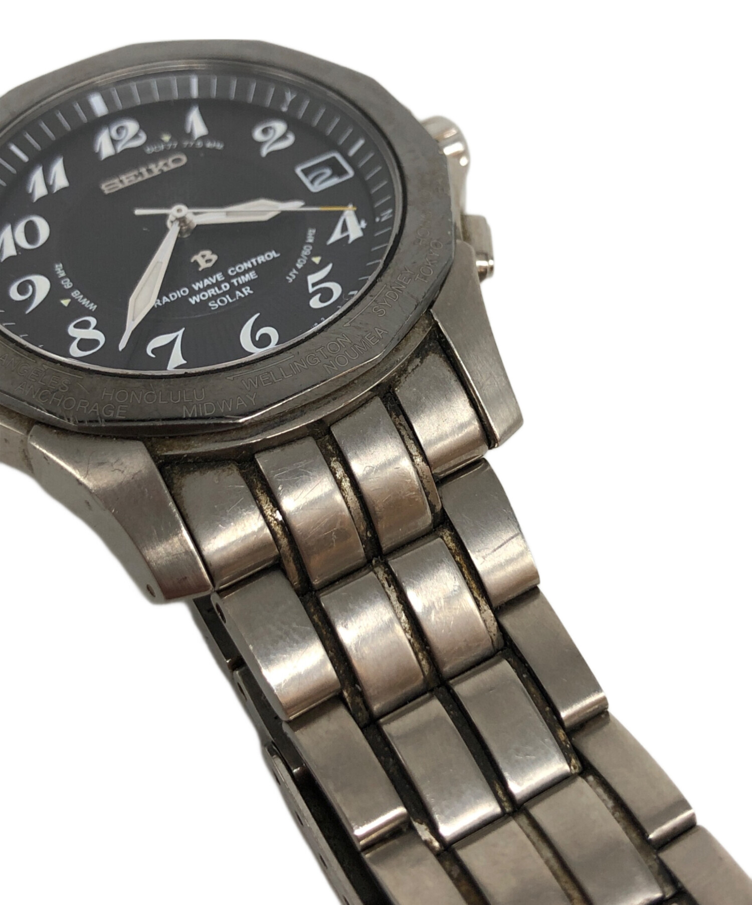 中古・古着通販】SEIKO (セイコー) ブライツチタニウムリストウォッチ