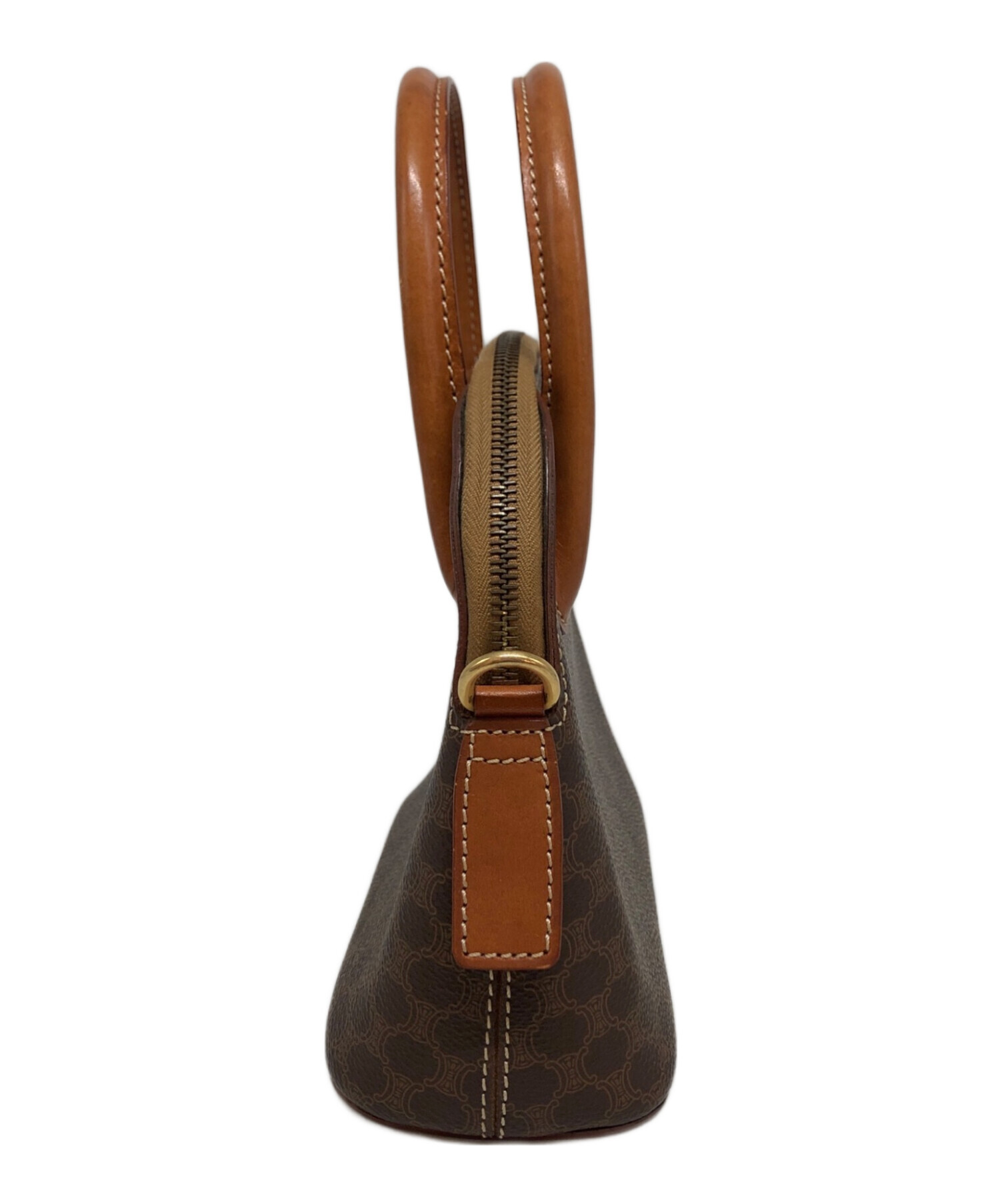 中古・古着通販】CELINE (セリーヌ) マカダムミニハンドバッグ 