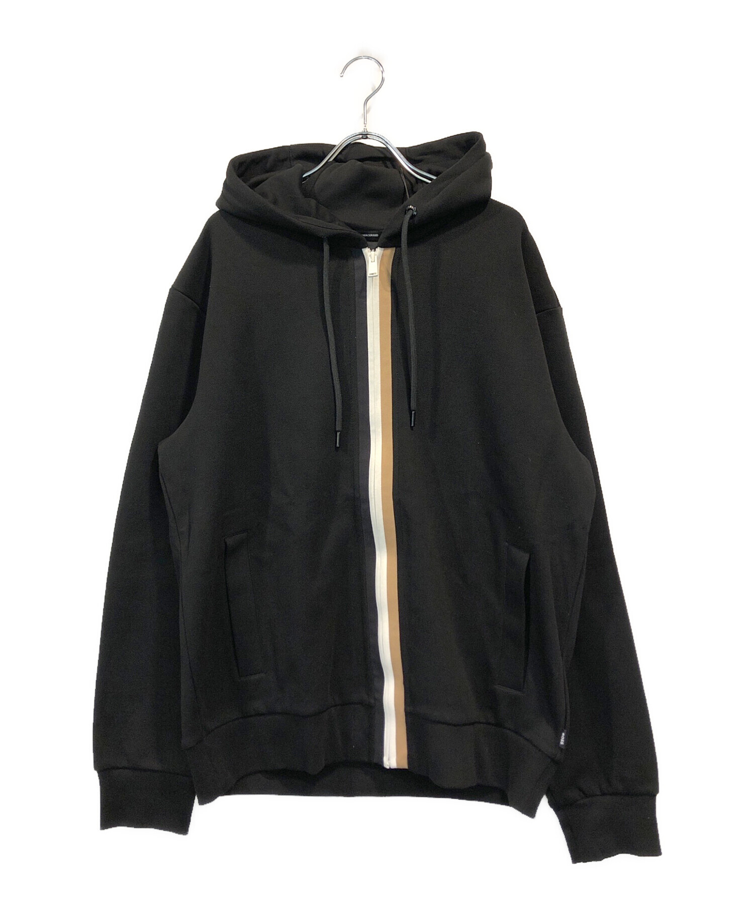 中古・古着通販】BOSS (ボス) ジップパーカー ブラック サイズ:M 