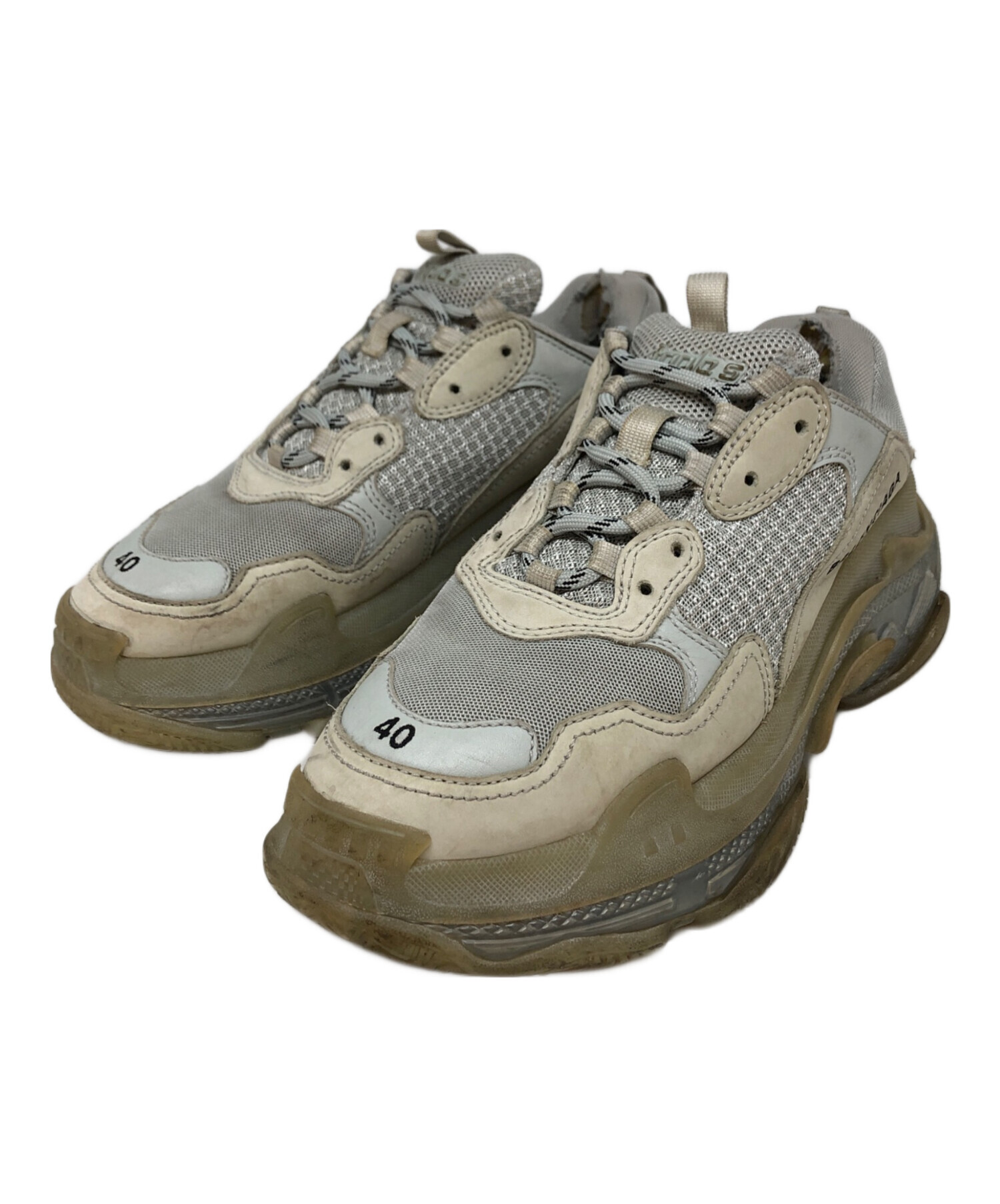 中古・古着通販】BALENCIAGA (バレンシアガ) トリプルS クリア