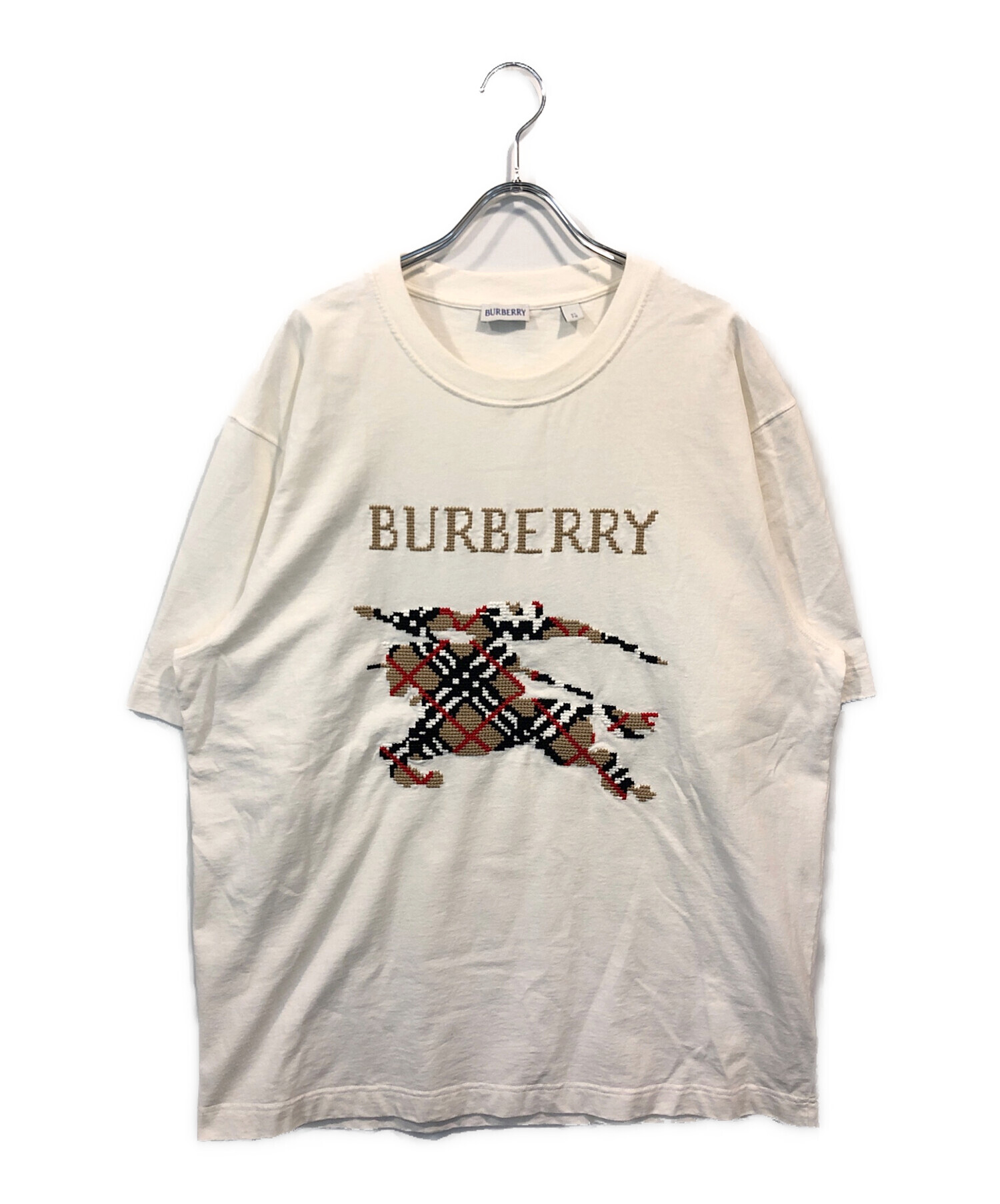 中古・古着通販】BURBERRY (バーバリー) クロスステッチ EKD コットンT
