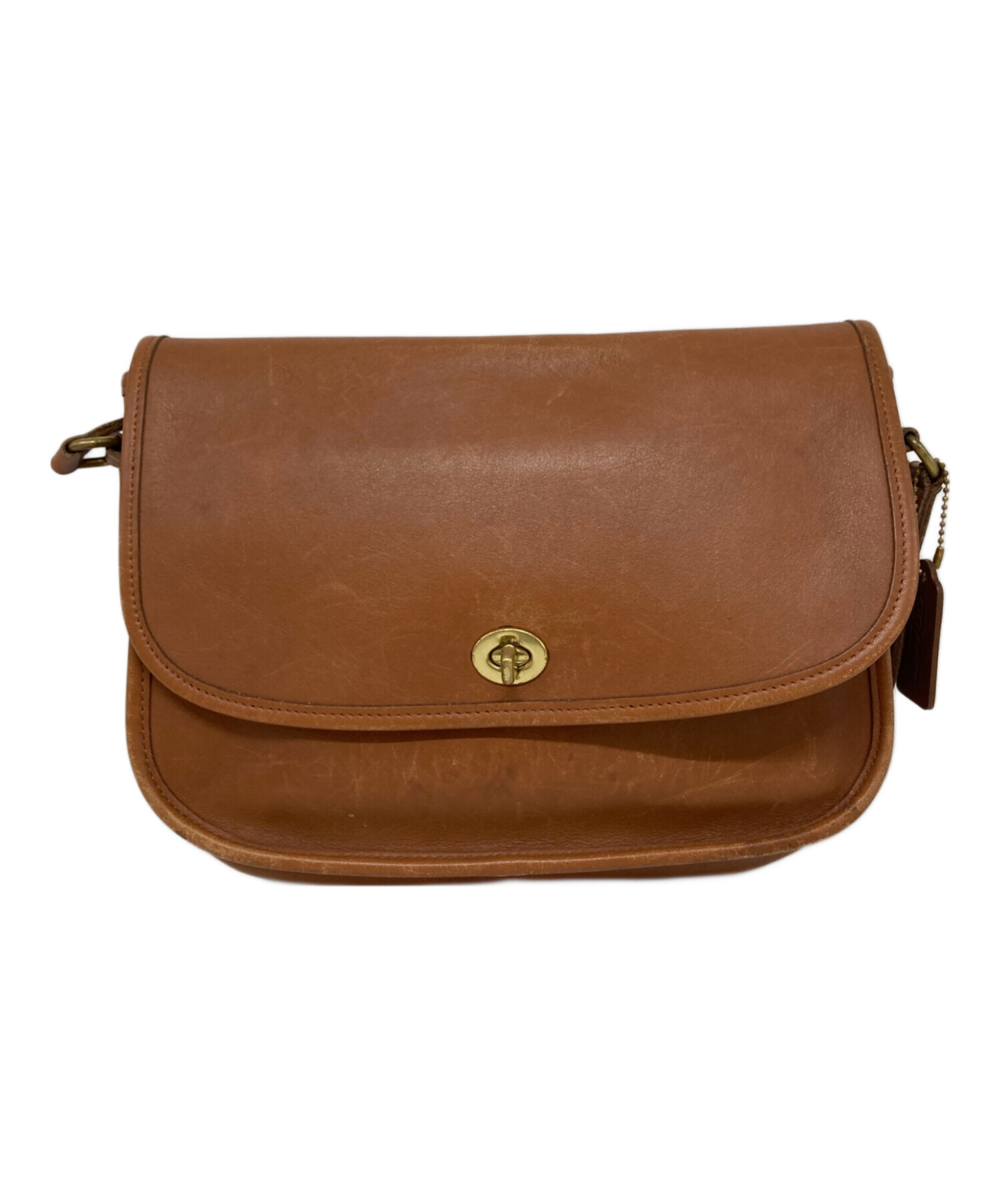 中古・古着通販】COACH (コーチ) ショルダーバッグ キャメル｜ブランド 