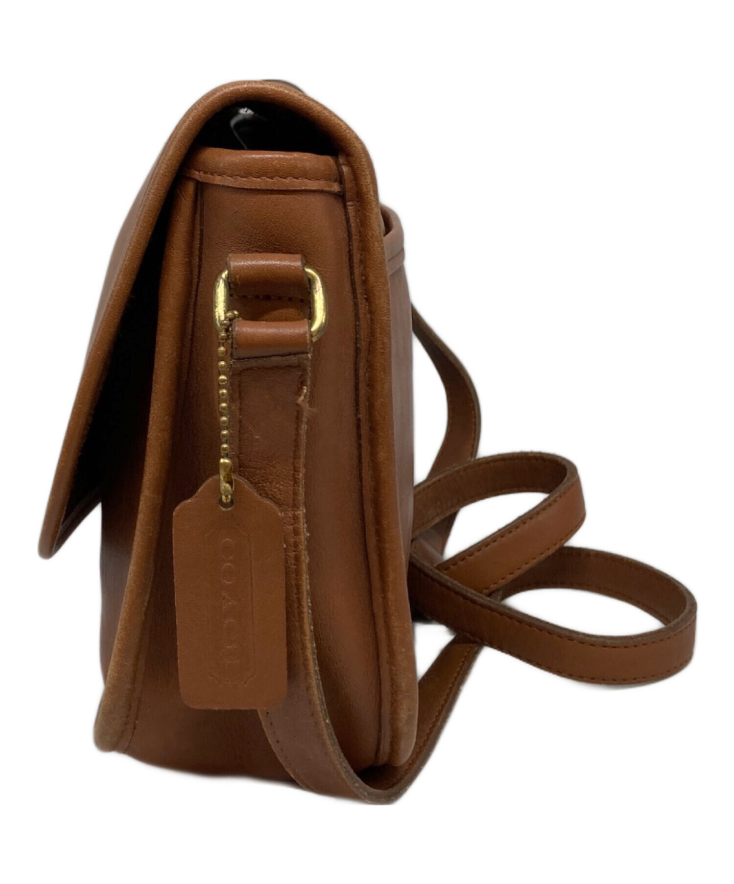中古・古着通販】COACH (コーチ) ショルダーバッグ キャメル｜ブランド 