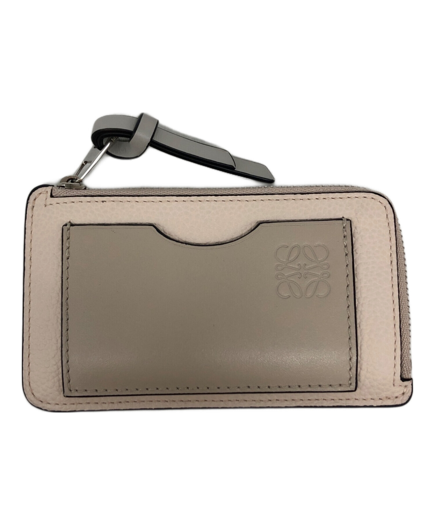 中古・古着通販】LOEWE (ロエベ) コインカードホルダー ベージュ 中古・古着通販】LOEWE (ロエベ) コインカードホルダー ベージュ