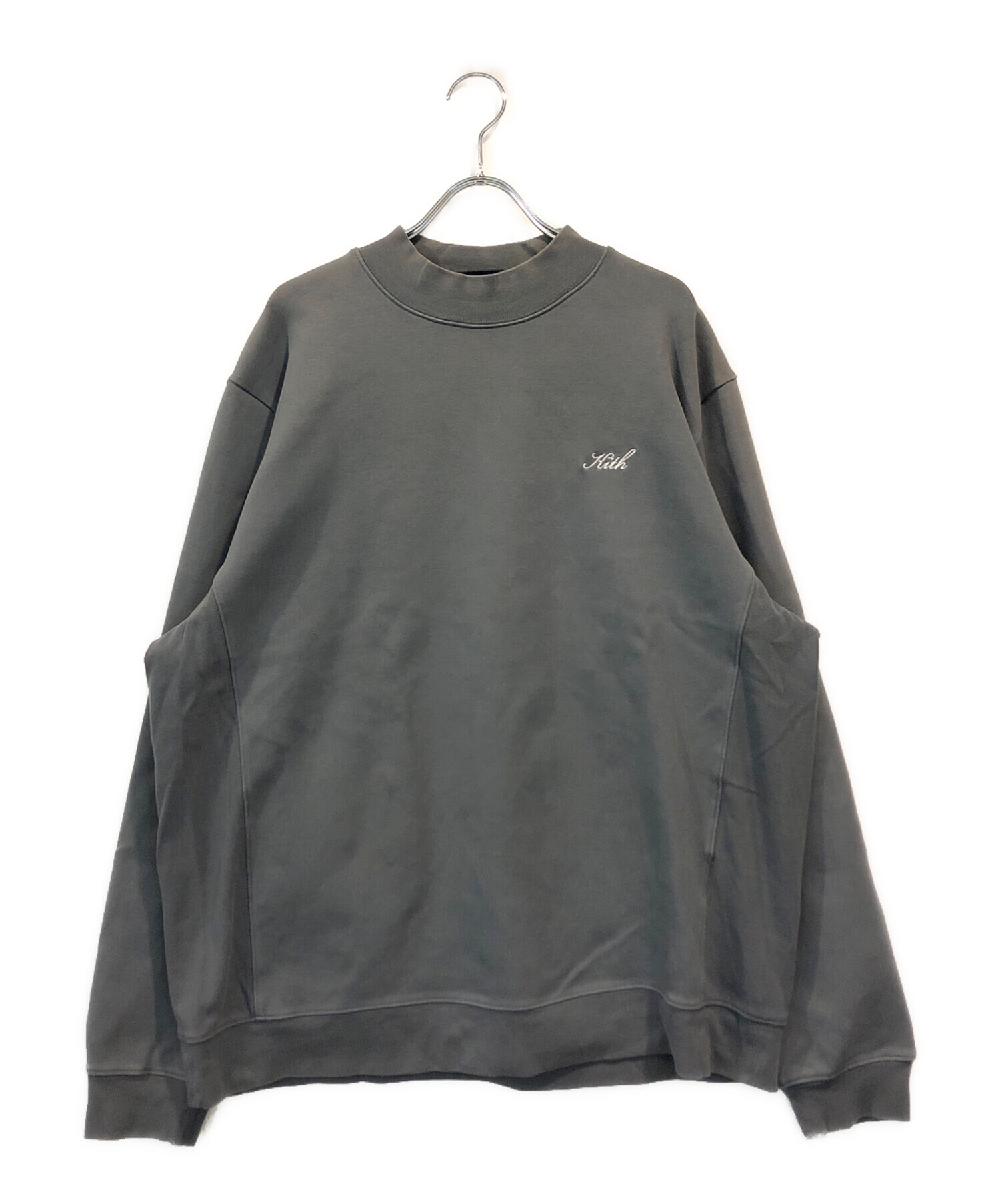 中古・古着通販】KITH (キス) ハイネックスウェット ネイビー サイズ 