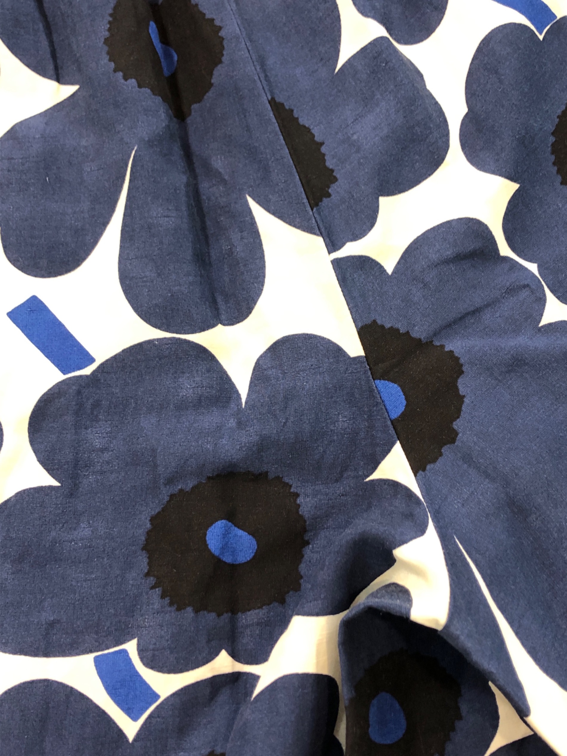 中古・古着通販】marimekko (マリメッコ) ウニッコワイドパンツ ブルー 