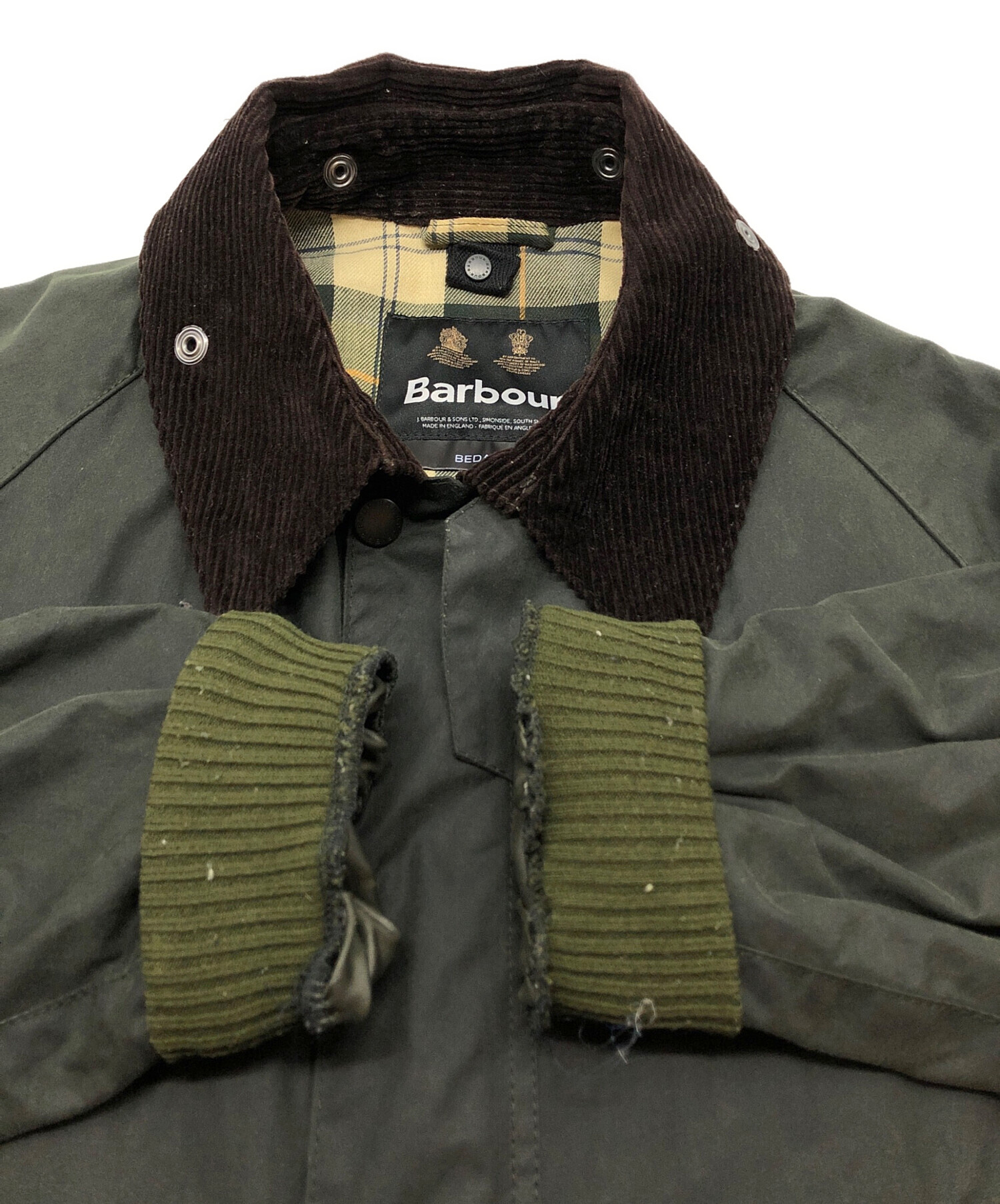 中古・古着通販】Barbour (バブアー) ワックスドコットンジャケット 
