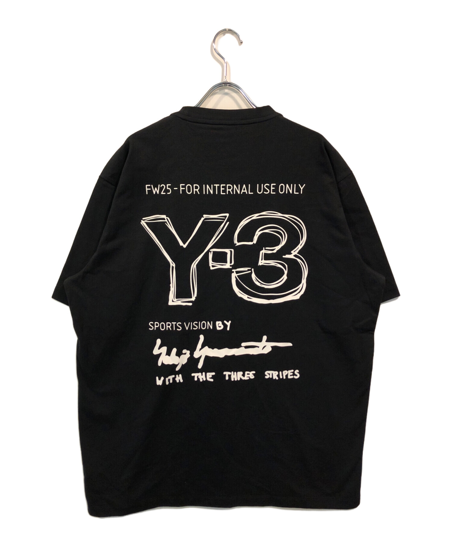 y-3バックプリントtシャツ サイズXL 中古・古着通販Y-3 (ワイスリー 