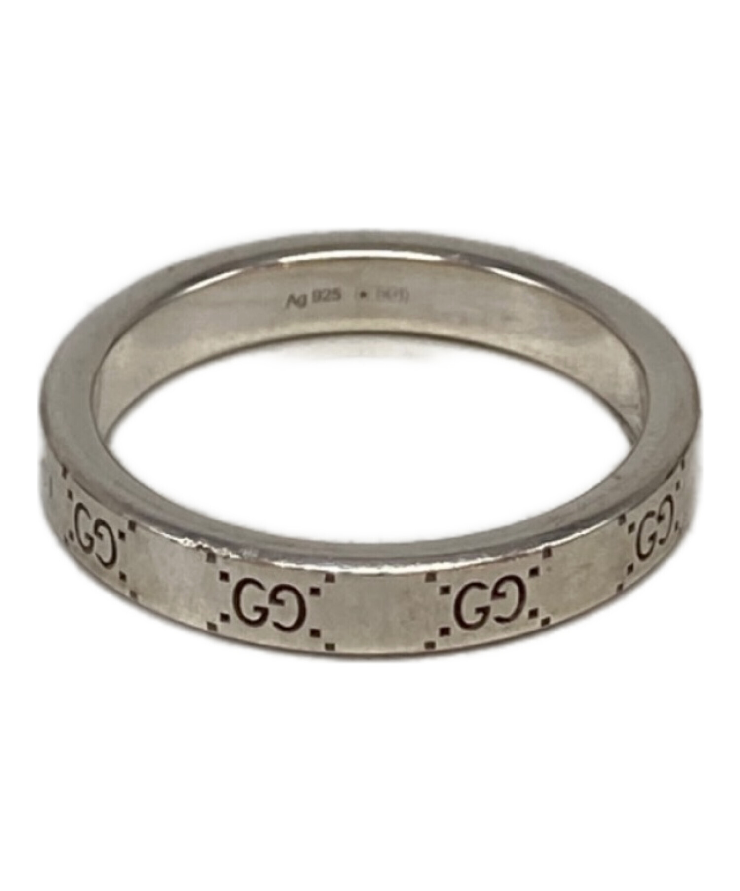中古・古着通販】GUCCI (グッチ) GGシルバーリング シルバー サイズ:24 