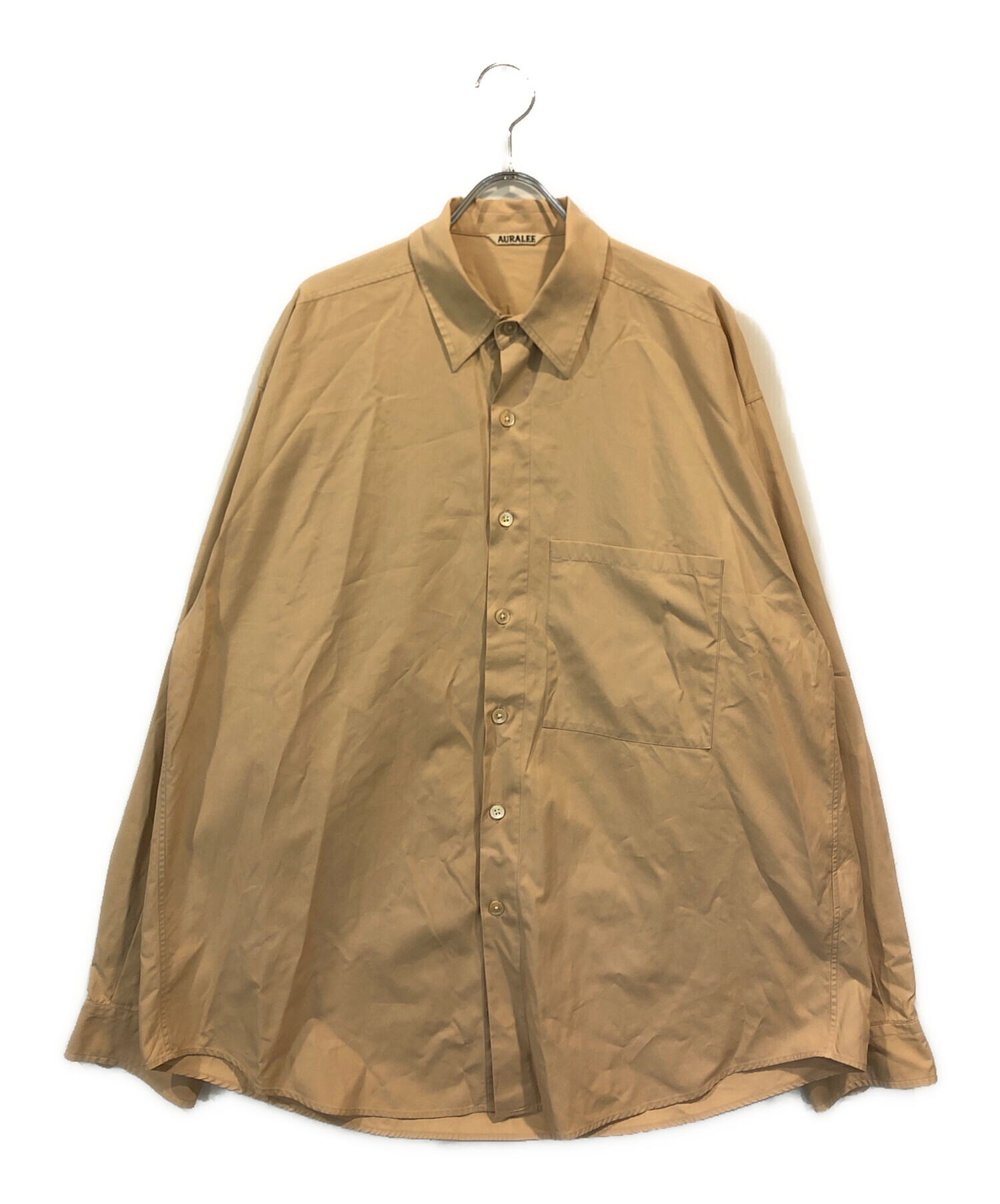 中古・古着通販】AURALEE (オーラリー) WASHED FINX TWILL BIG SHIRTS 