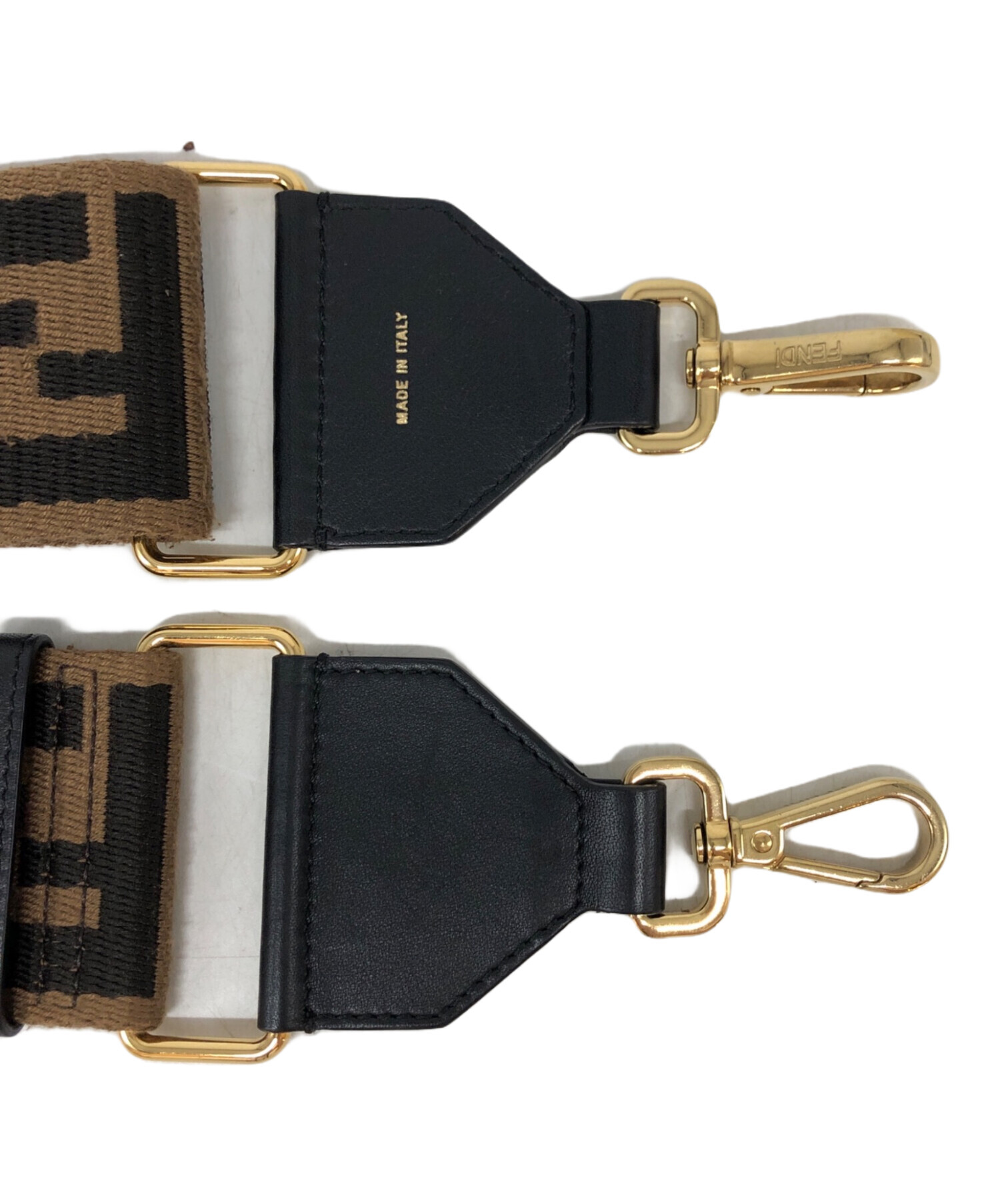中古・古着通販】FENDI (フェンディ) ズッカ柄ストラップユー ブラウン