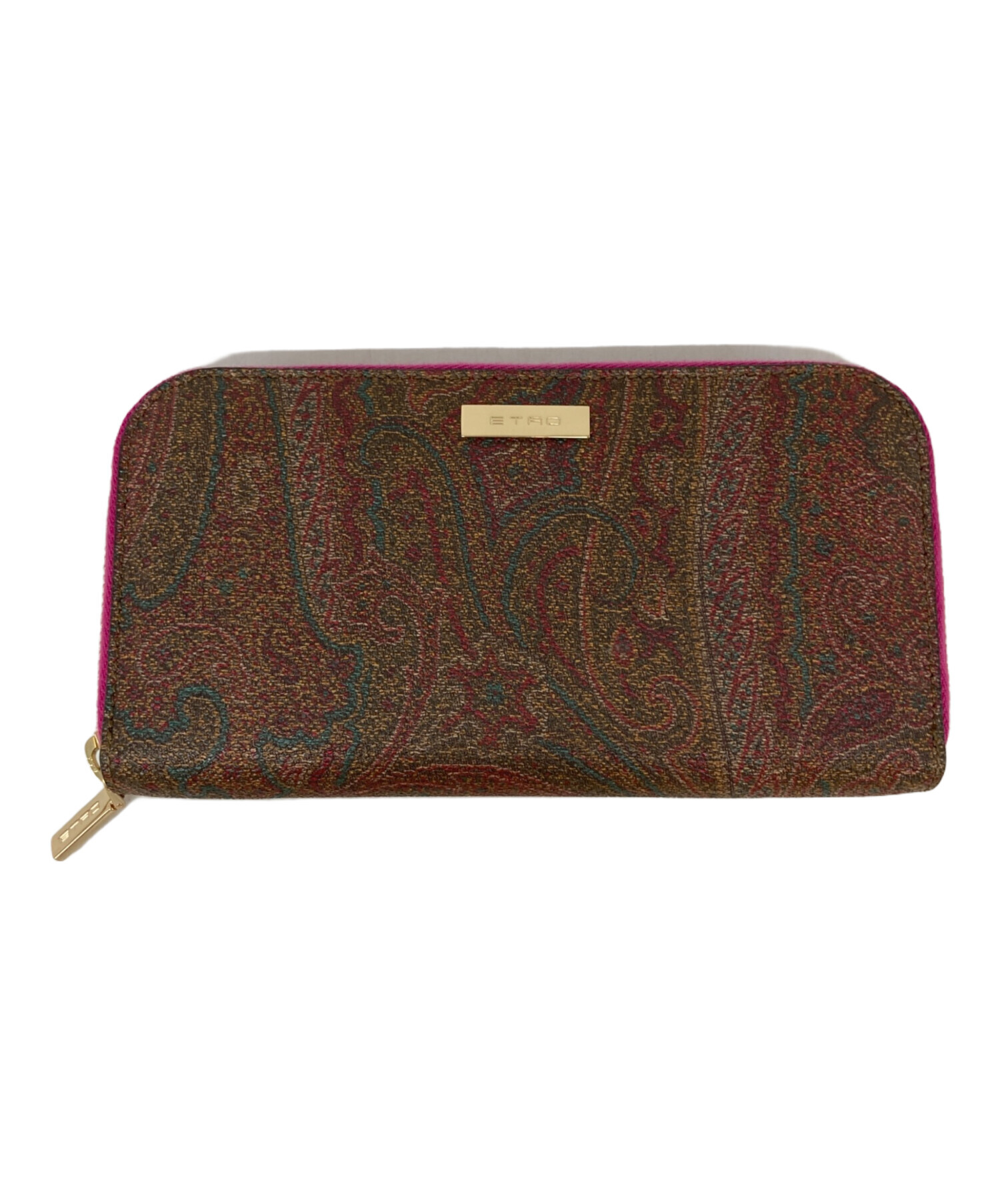 ETRO エトロ 型押し 長財布 ETRO（エトロ） 財布 レディース ラウンドファスナー長財布 型押し