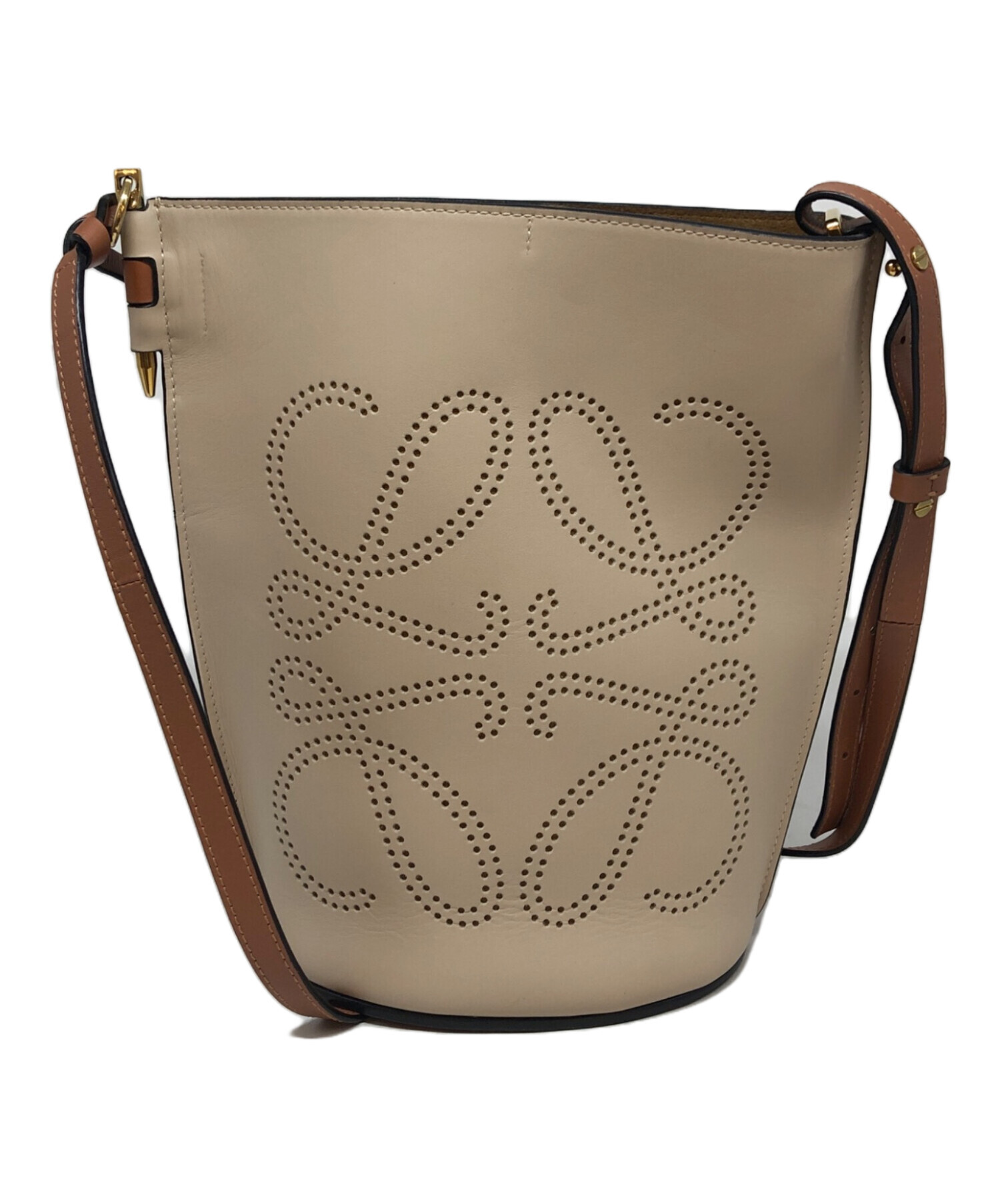 中古・古着通販】LOEWE (ロエベ) ゲートアナグラムレザーショルダー 
