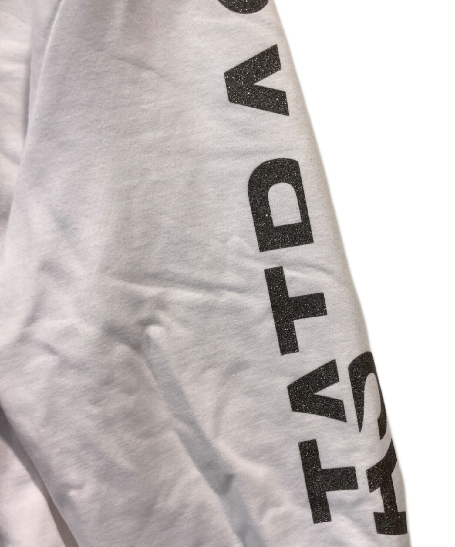 中古・古着通販】TATRAS (タトラス) 袖ロゴジップパーカー ホワイト