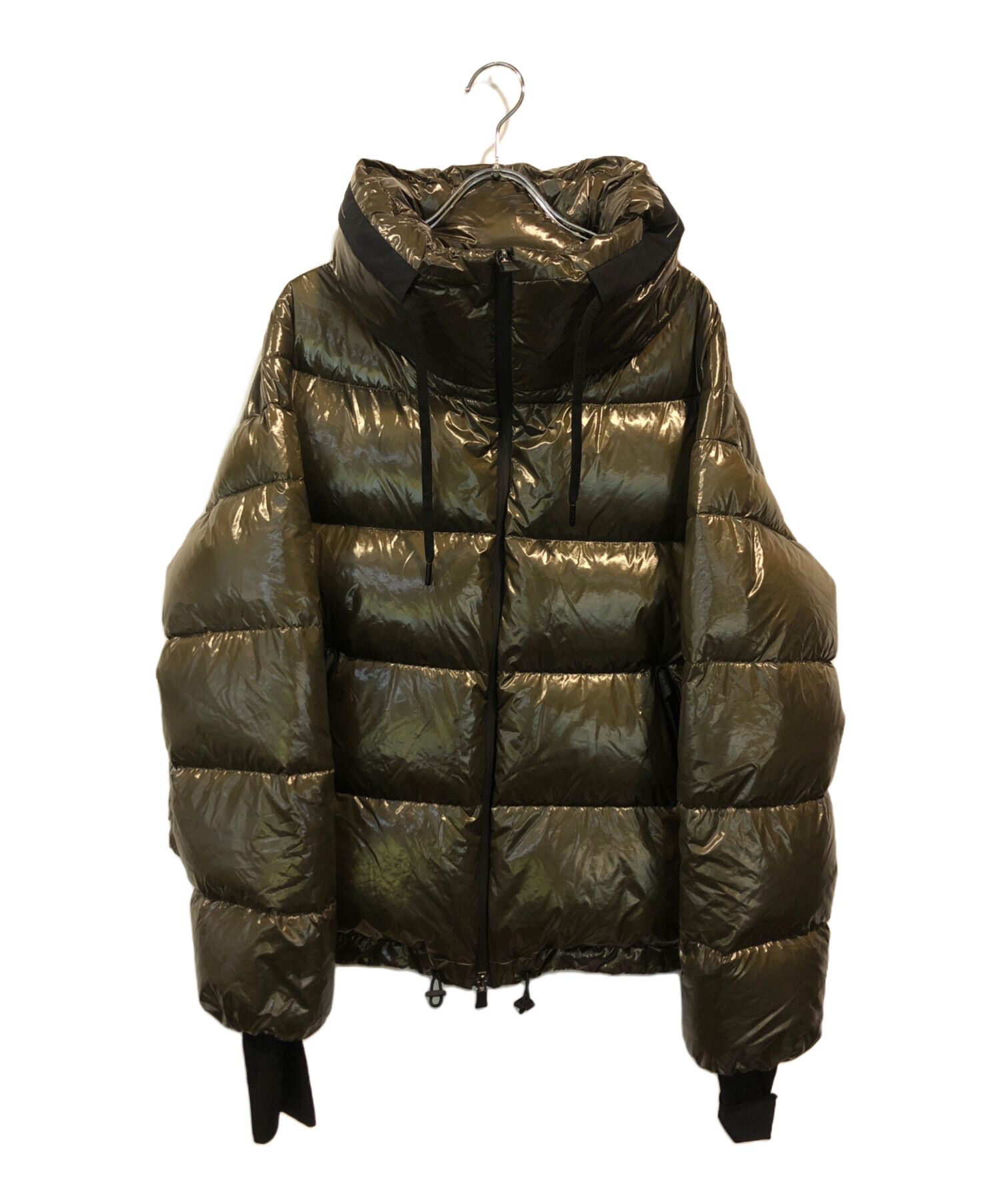 中古・古着通販】HERNO (ヘルノ) Hooded Laminar Down Jacket オリーブ 