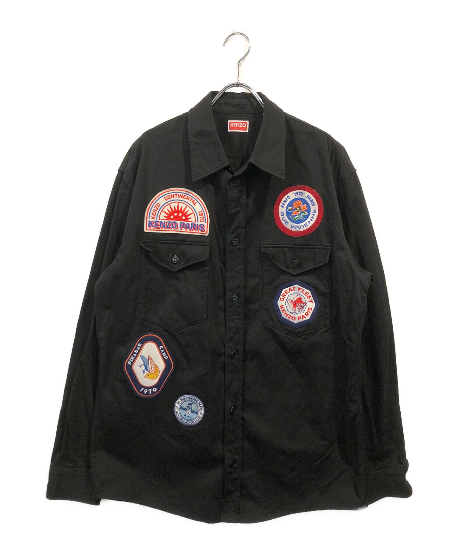 中古・古着通販】KENZO (ケンゾー) ハッチティテルホタンシャツ