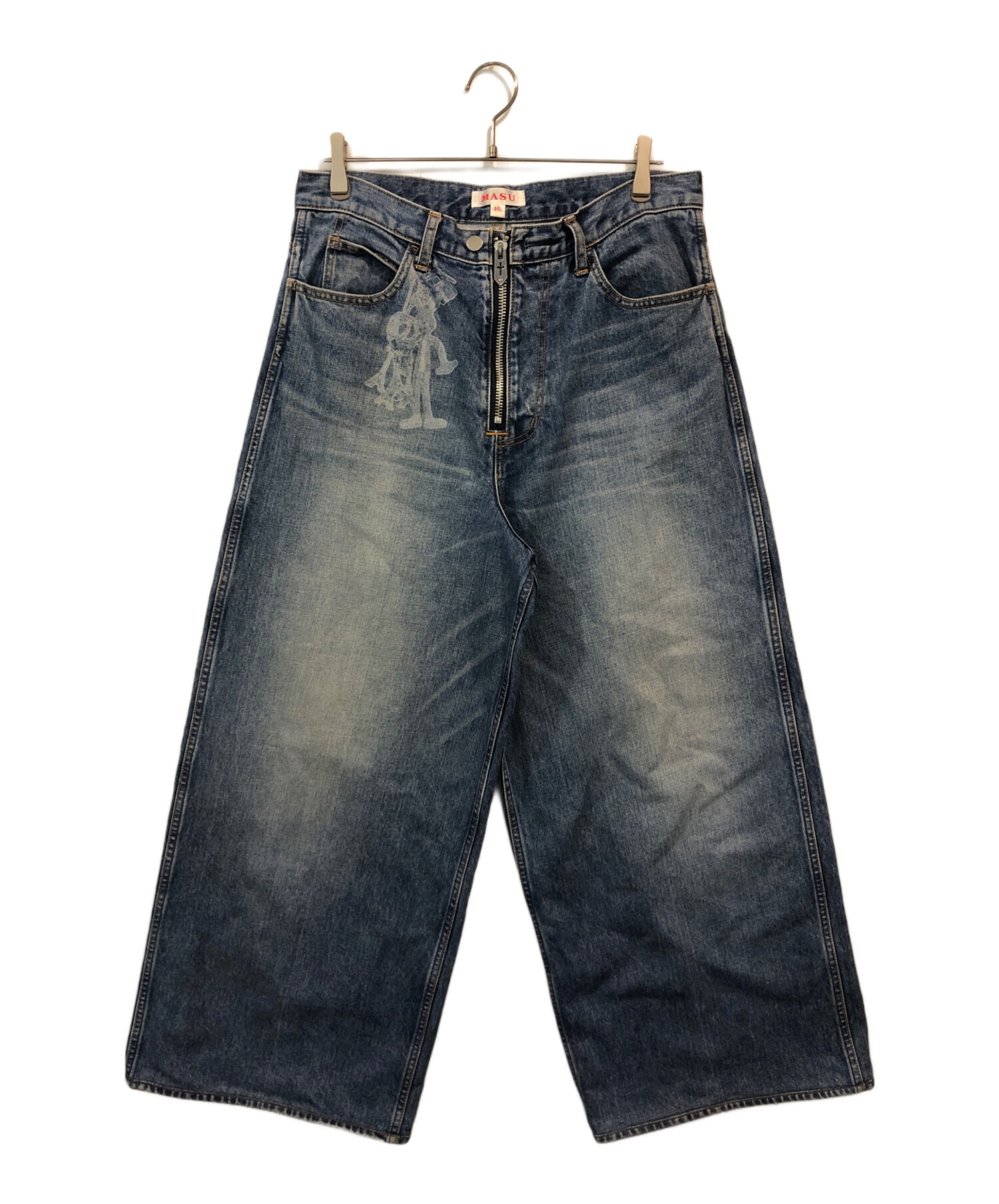 MASU BAGGY JEANS OVER DYE サイズ44 MASUBOYS BAGGY JEANS (OVER DYE) 44 MASU(エムエーエスユー)の
