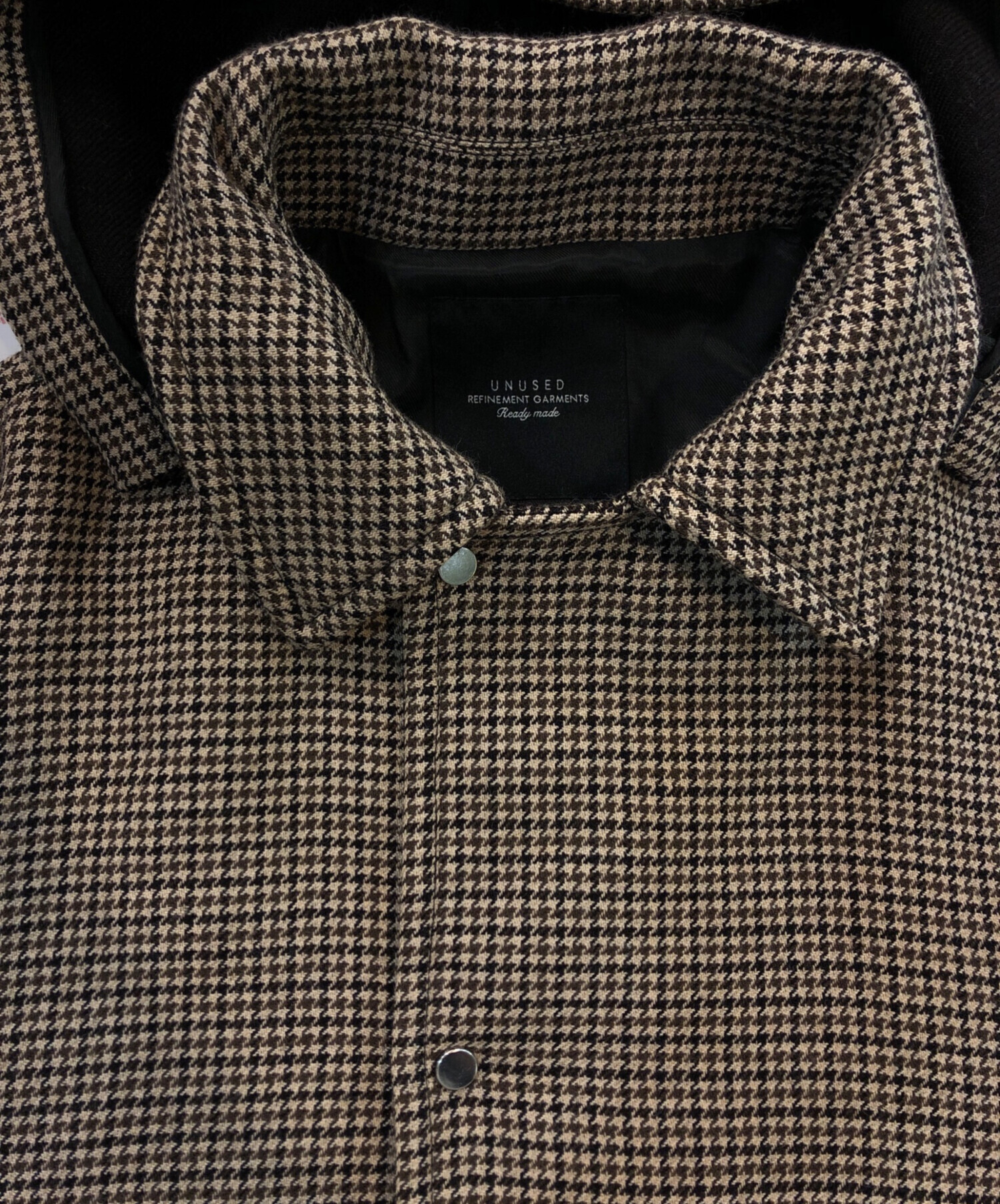 中古・古着通販】UNUSED (アンユーズド) ガンクラブチェックコート