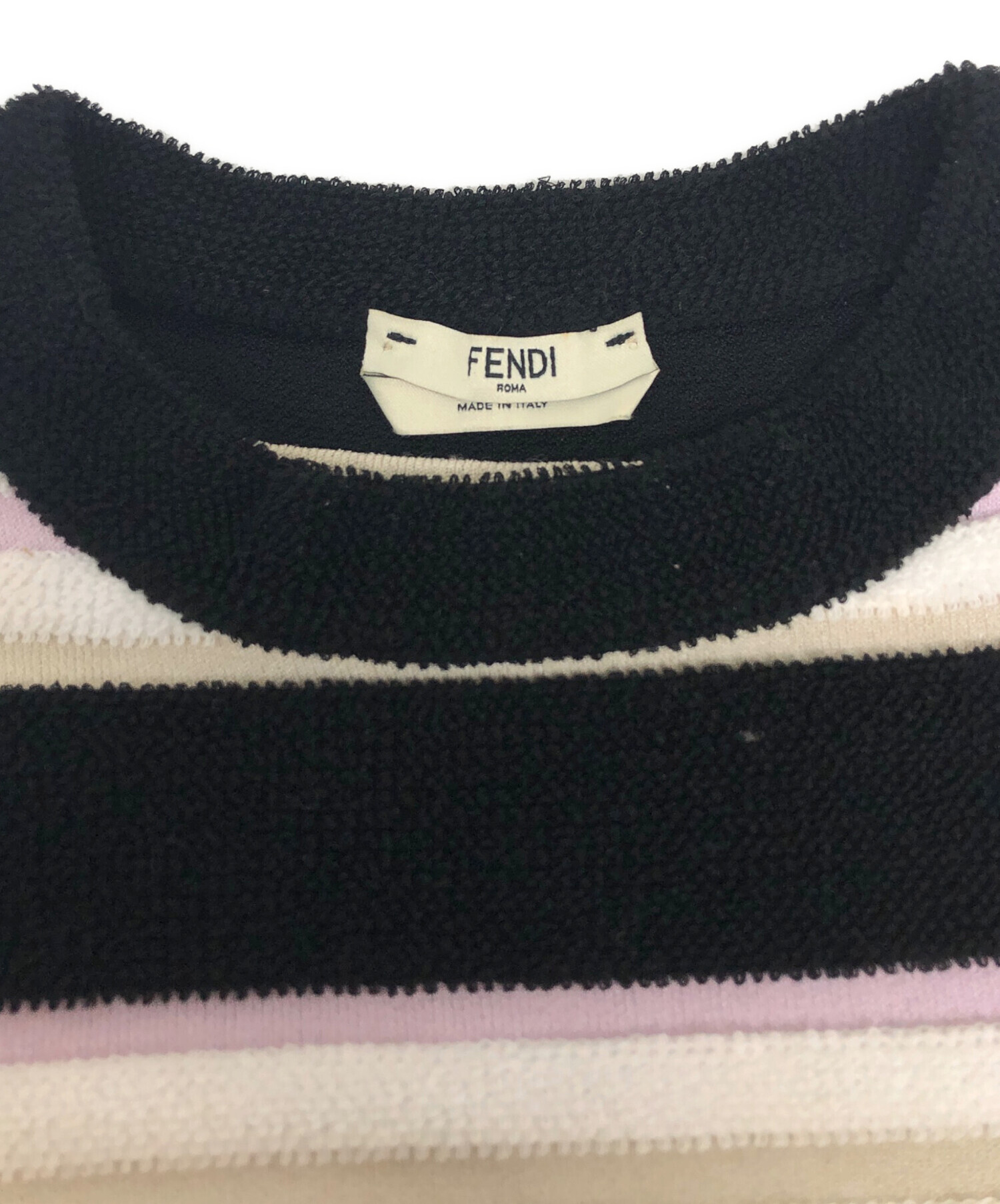 Fndiページ 中古・古着通販】FENDI (フェンディ) クロップドカットソー ホワイト