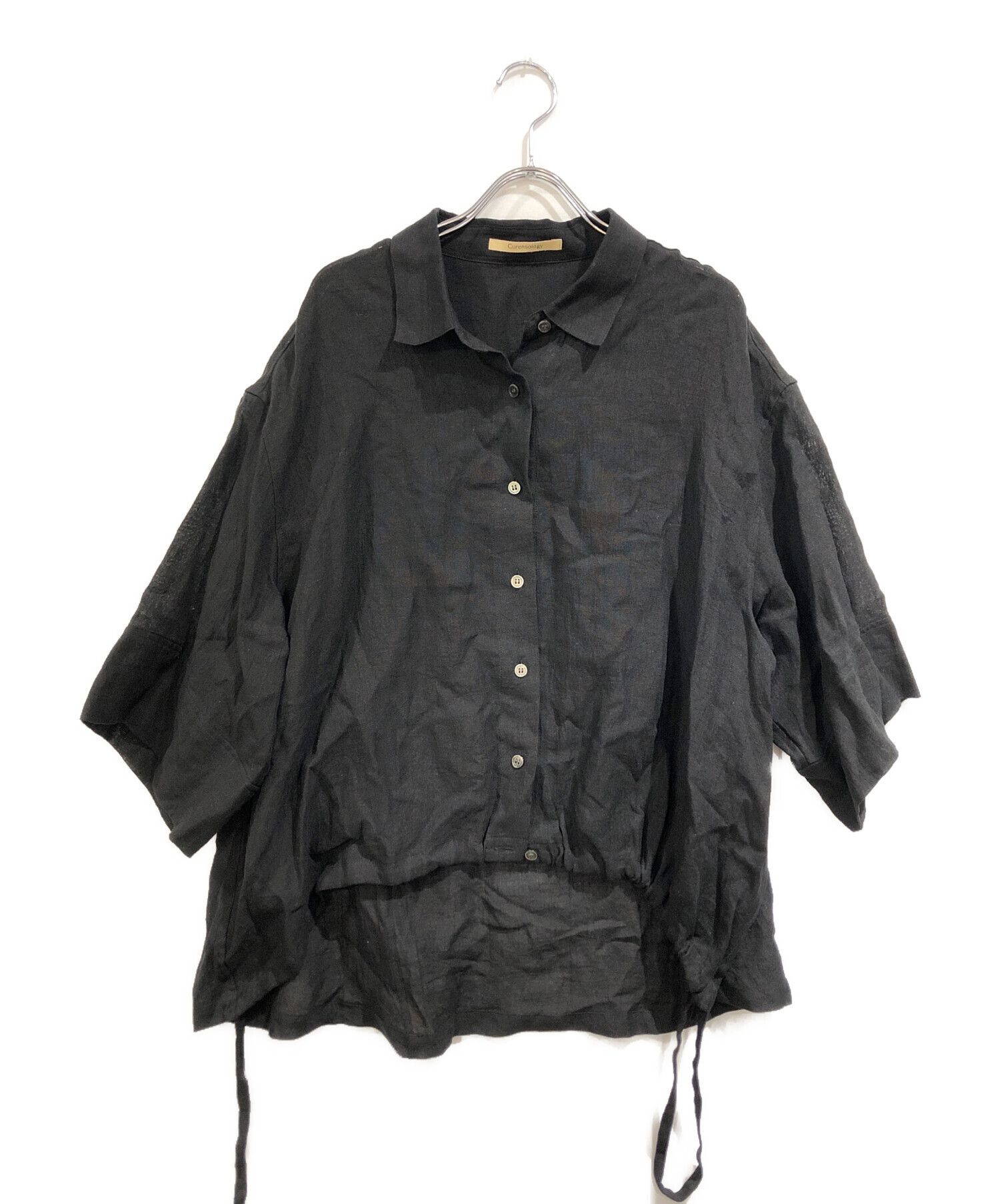 中古・古着通販】Curensology (カレンソロジー) リネンドロストシャツ