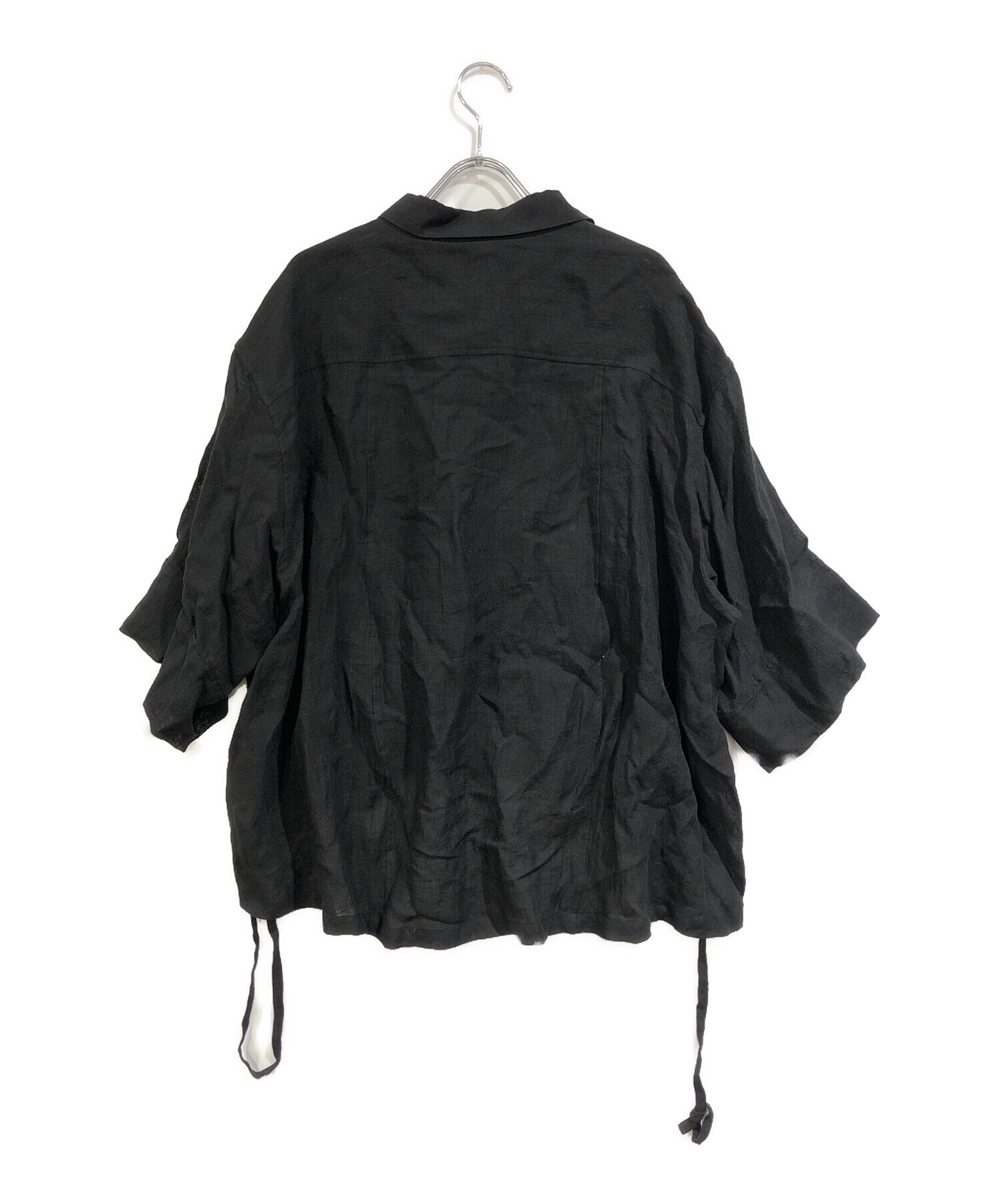 中古・古着通販】Curensology (カレンソロジー) リネンドロストシャツ 中古・古着通販】Curensology (カレンソロジー) リネンドロストシャツ