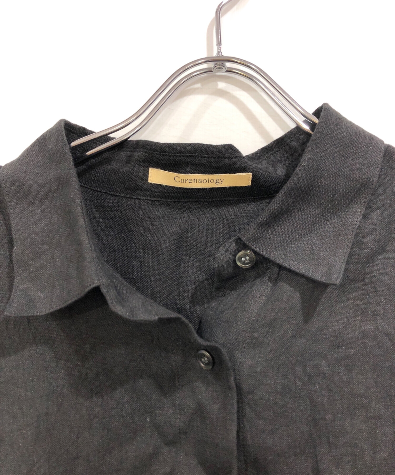 中古・古着通販】Curensology (カレンソロジー) リネンドロストシャツ