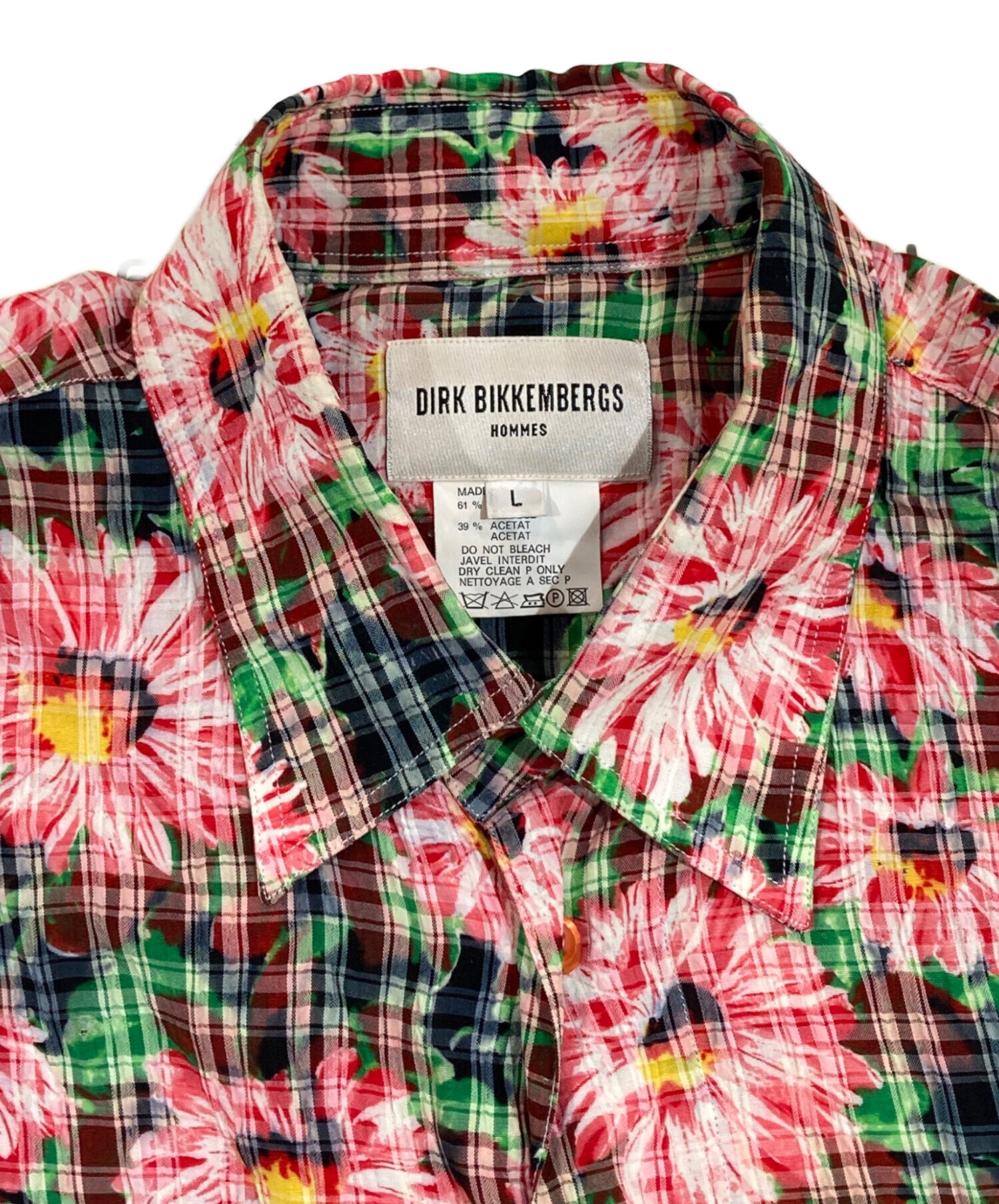 中古・古着通販】DIRK BIKKEMBERGS (ダークビッケンバーグ) 花柄シャツ
