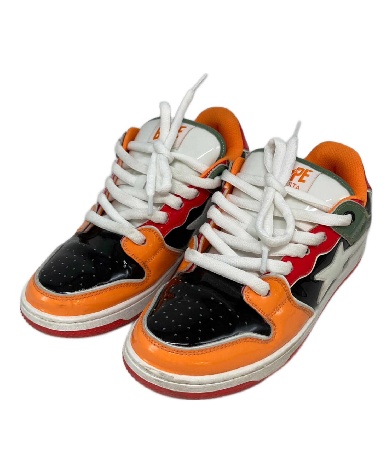 中古・古着通販】BAPESTA (ベイプスタ) ローカットスニーカー オレンジ 