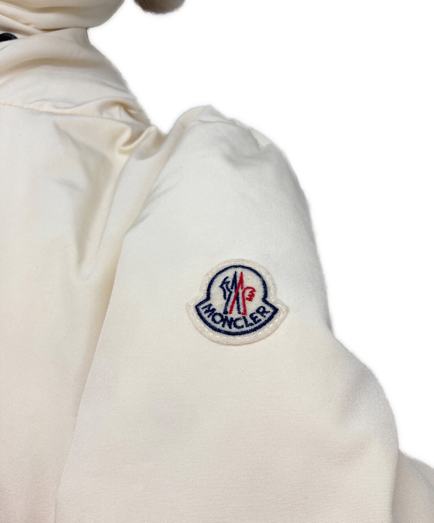 中古・古着通販】MONCLER (モンクレール) ダウンコート アイボリー 