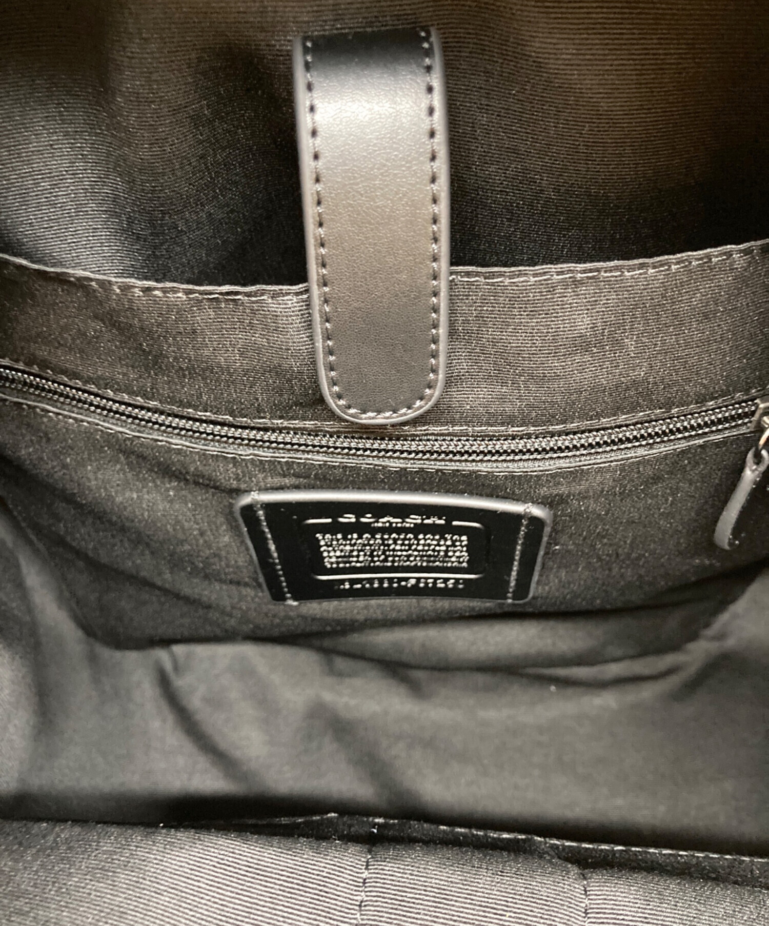中古・古着通販】COACH (コーチ) リュック ブラック｜ブランド・古着 