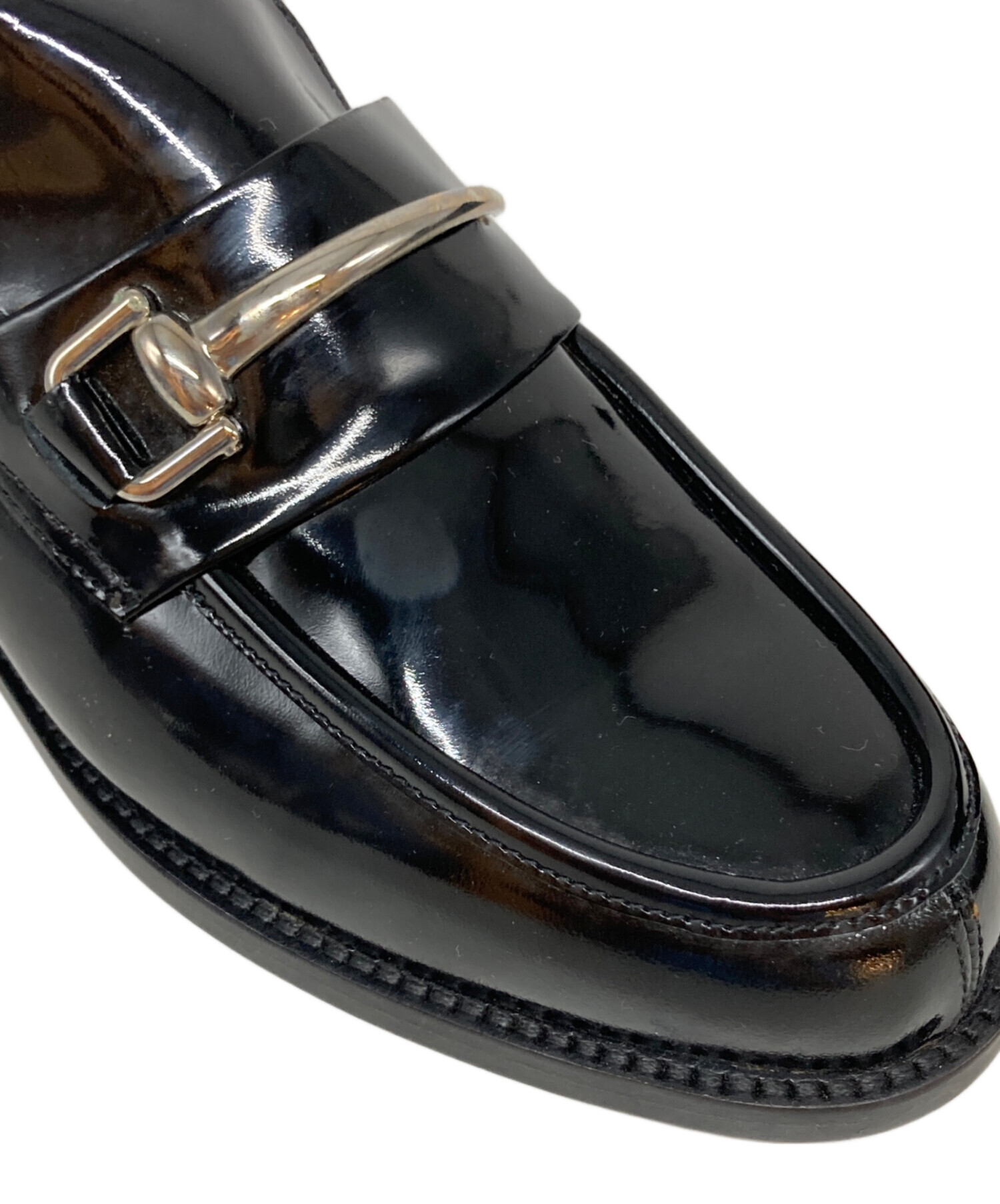 【vintage】GUCCI ビットローファー 36C 23cm相当 ブラック 中古・古着通販】GUCCI (グッチ) ビットローファー ブラック サイズ