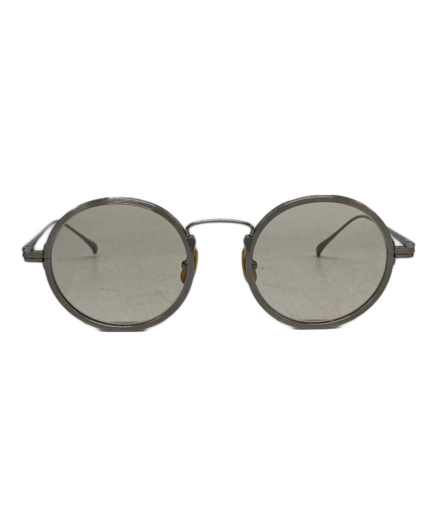 中古・古着通販】金子眼鏡 (カネコガンキョウ) メタルフレームラウンド