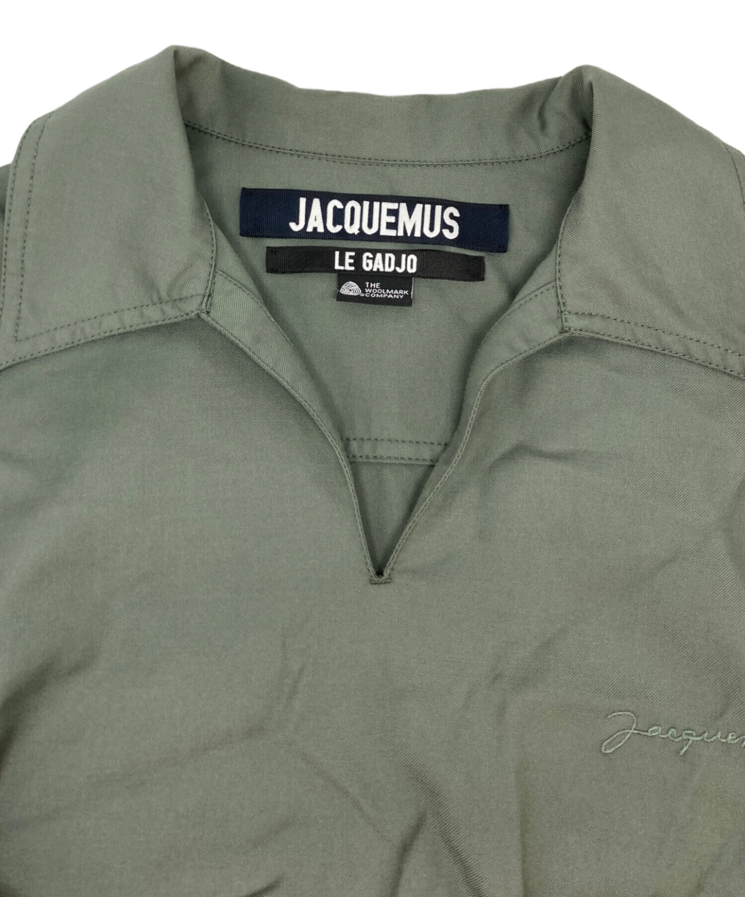 中古・古着通販】JACQUEMUS (ジャックムス) ロゴ刺繍スキッパープル 
