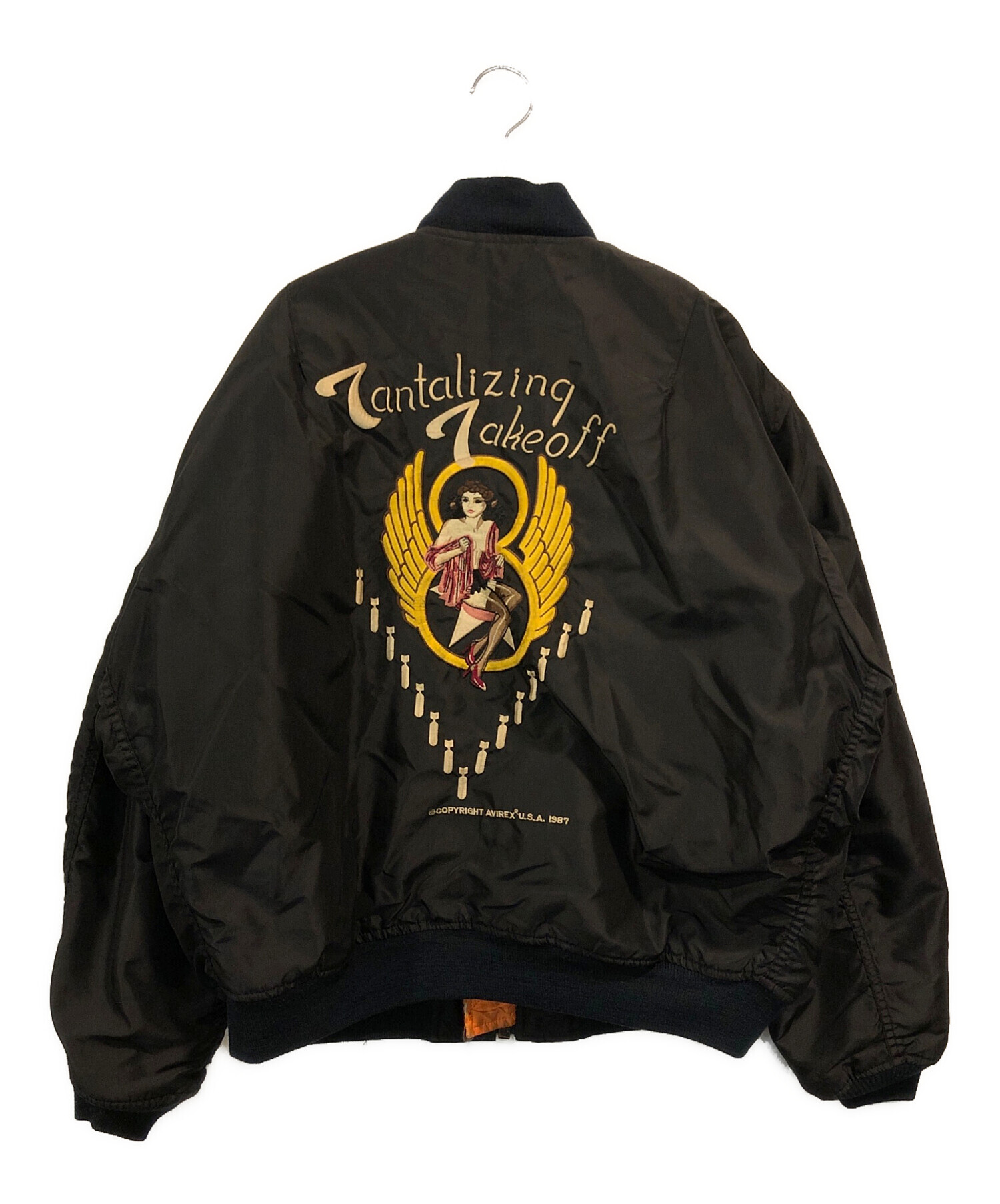 90’s AVIREX バック刺繍プリントMA-1 90's AVIREX バック刺繍プリントMA-1 メンズ