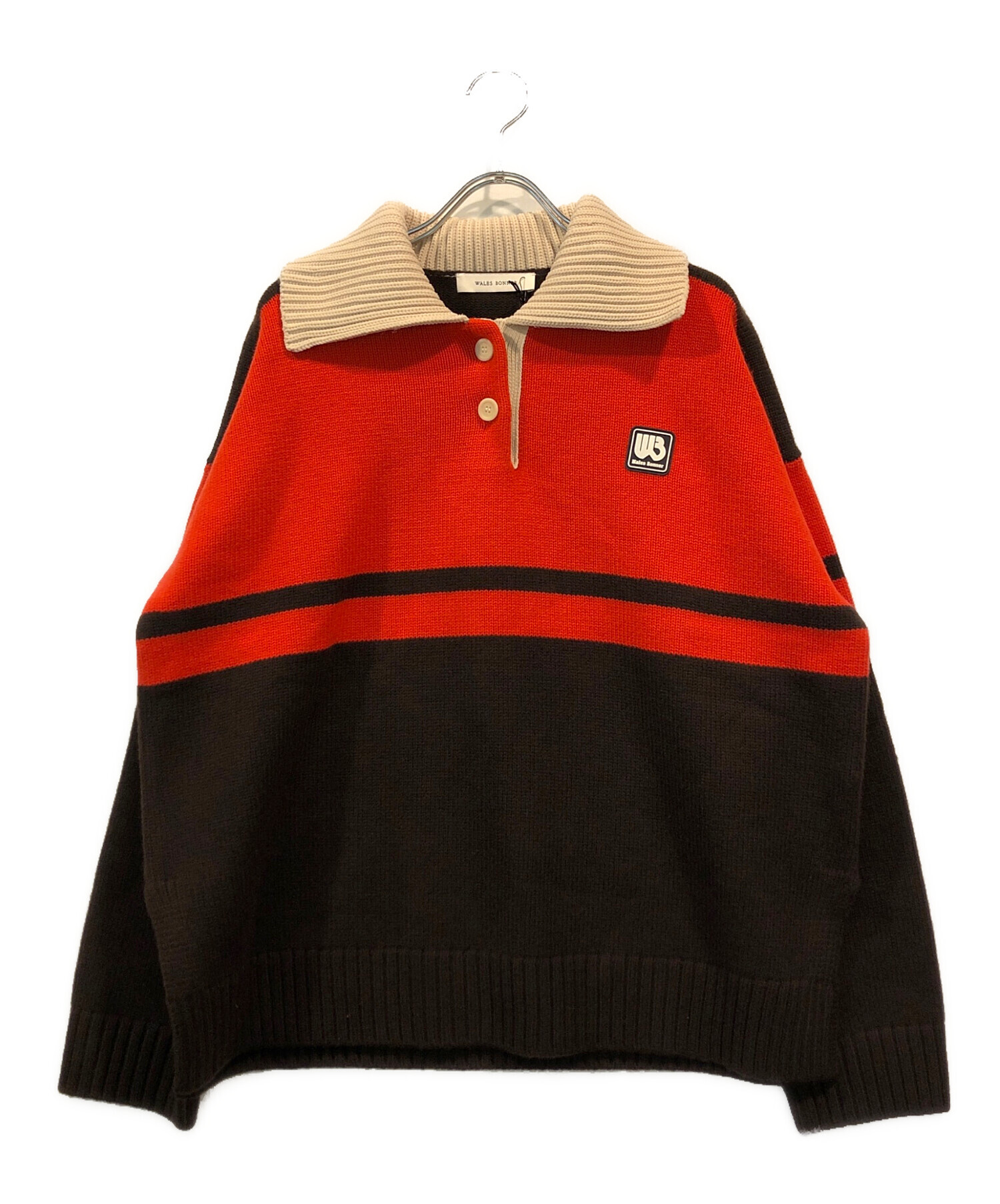 中古・古着通販】WALES BONNER (ウェールズボナー) CALM POLO レッド
