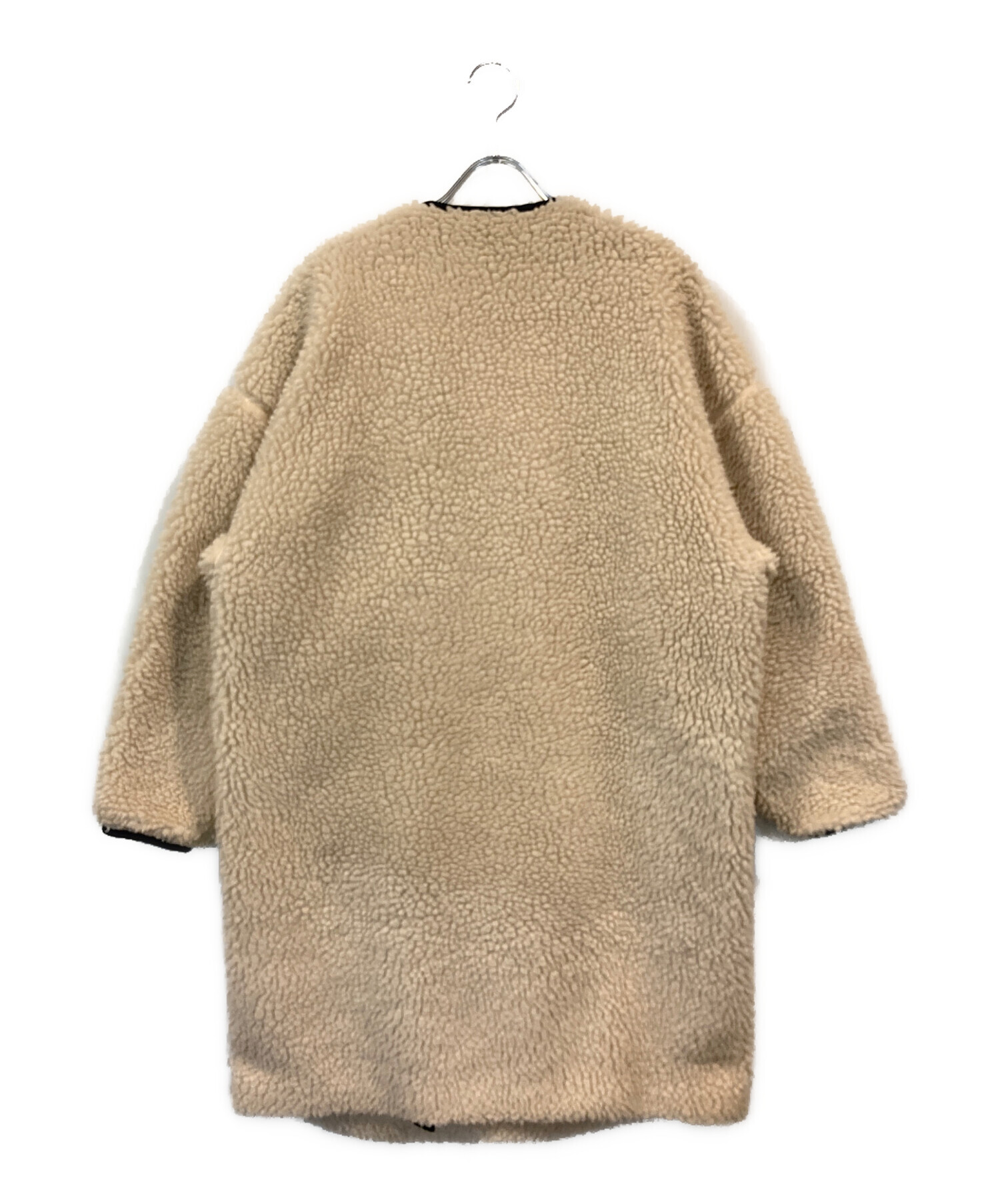 中古・古着通販】HYKE (ハイク) ボアコート ベージュ サイズ